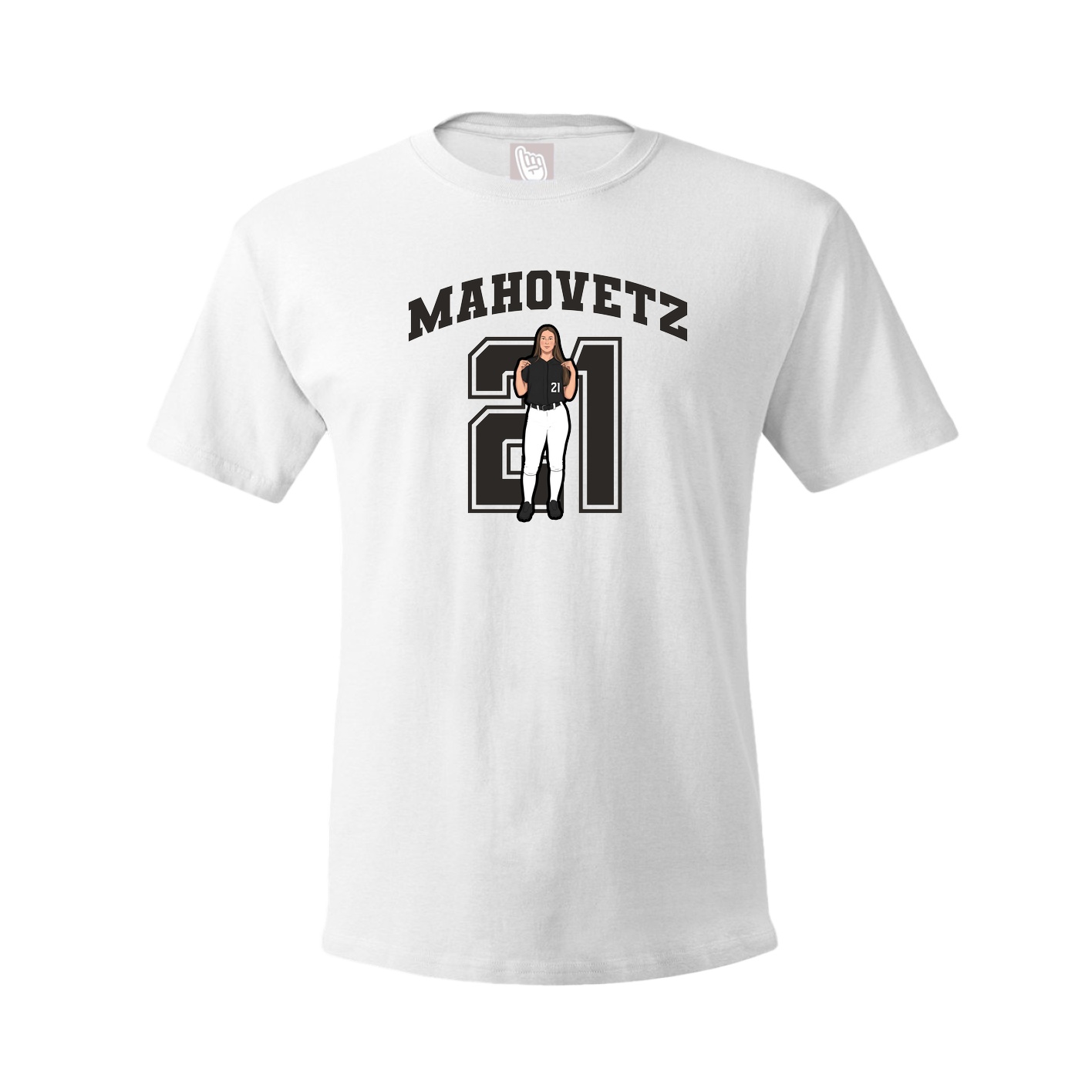 Tee — Number in White