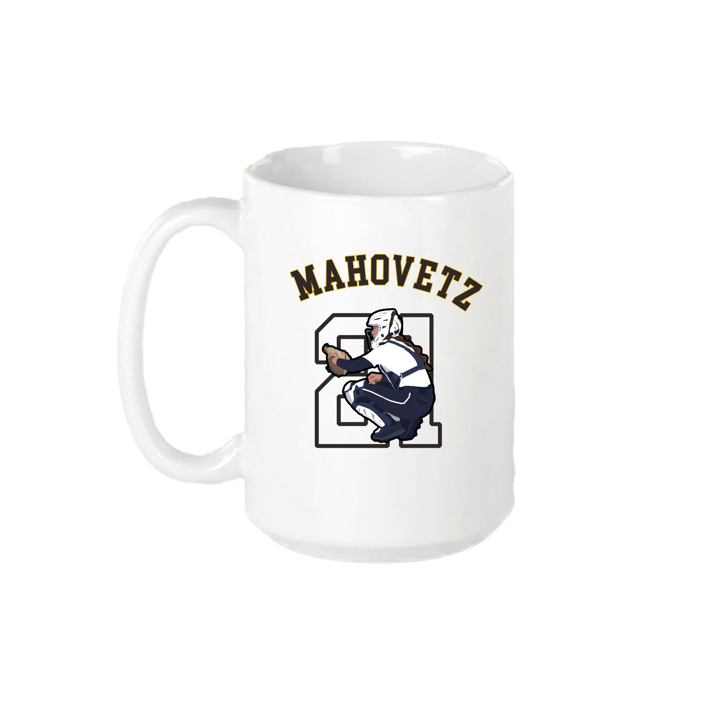 15oz Coffee Mug — Shirsey Arch in White