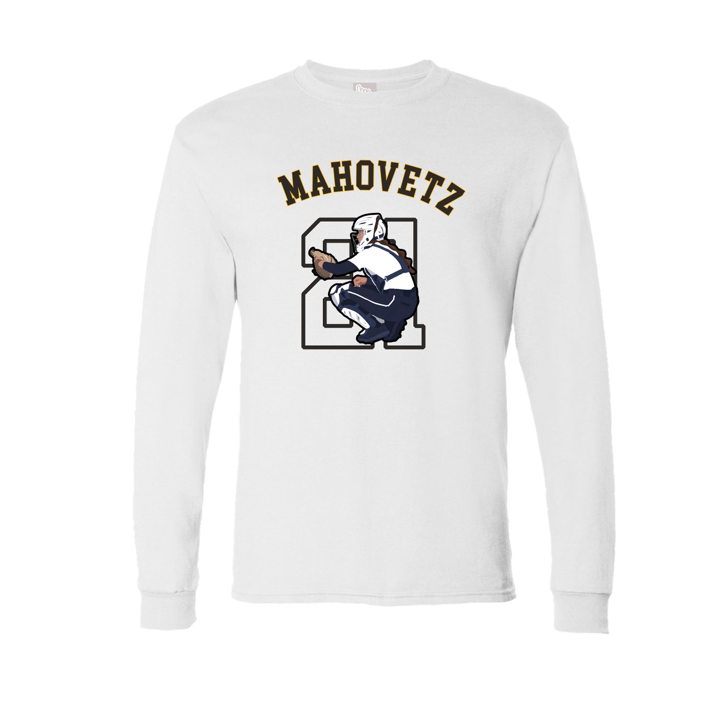 Long Sleeve Tee — Shirsey Arch in White