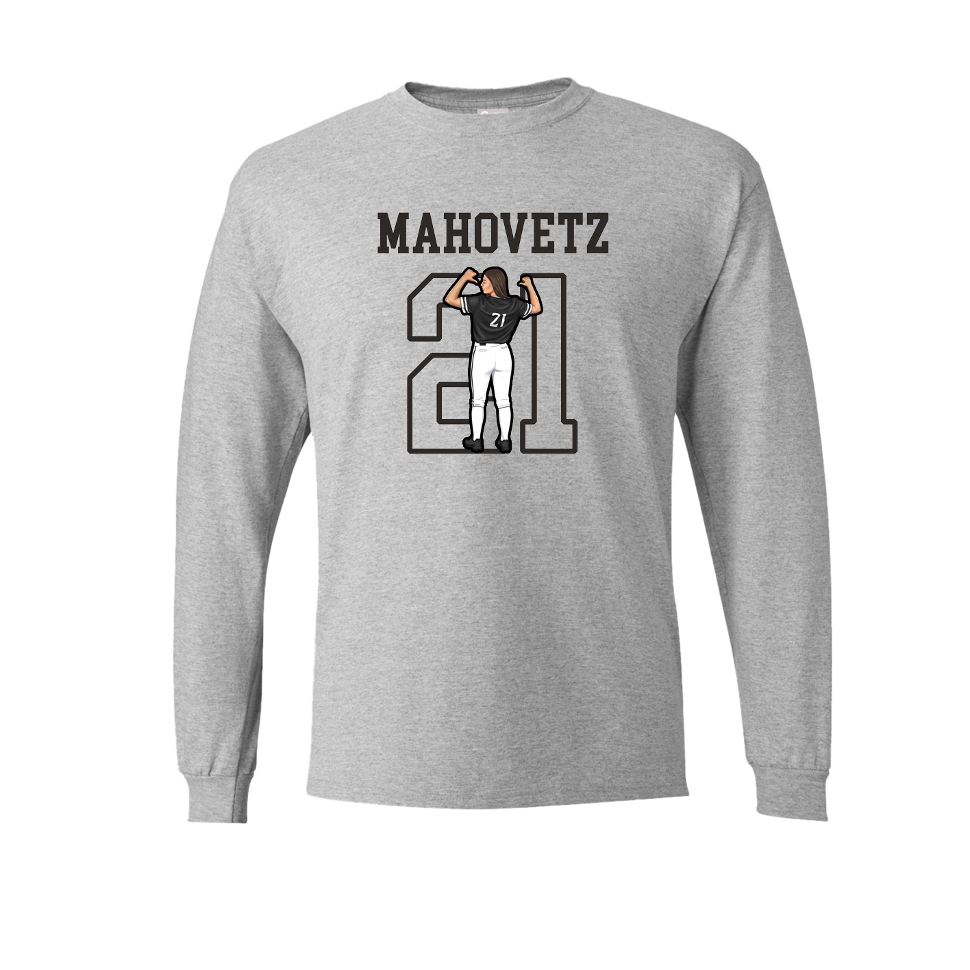 Long Sleeve Tee — Shirsey in Grey