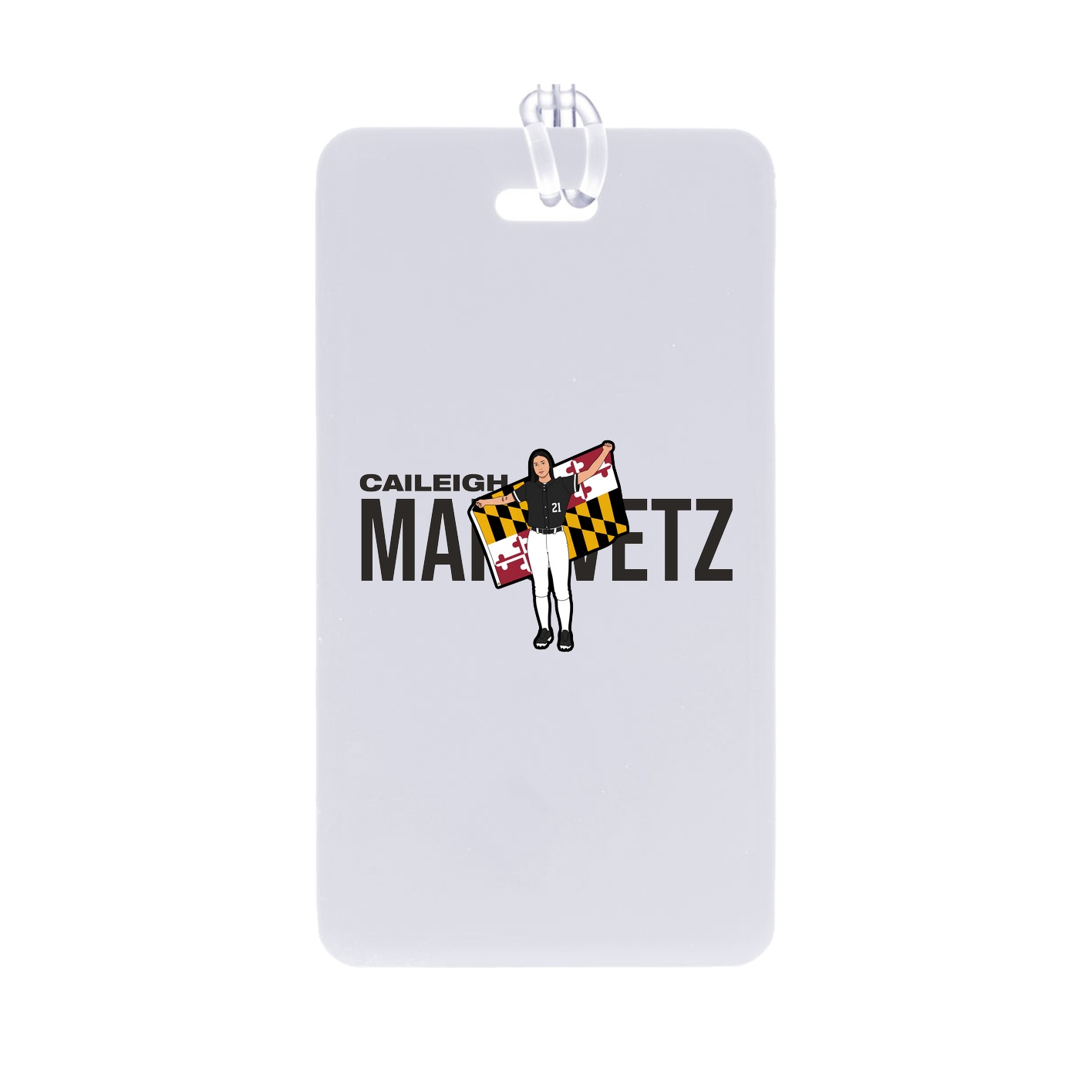 Bag Tag — Player Name in Classic