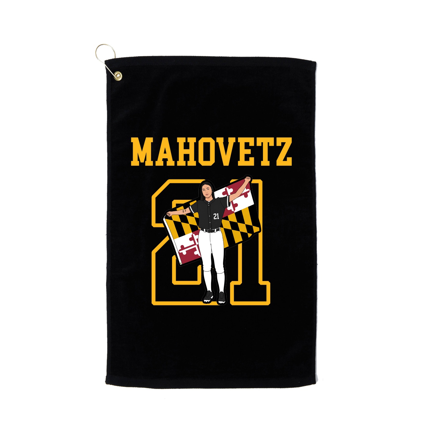 Golf Towel — Shirsey in Black