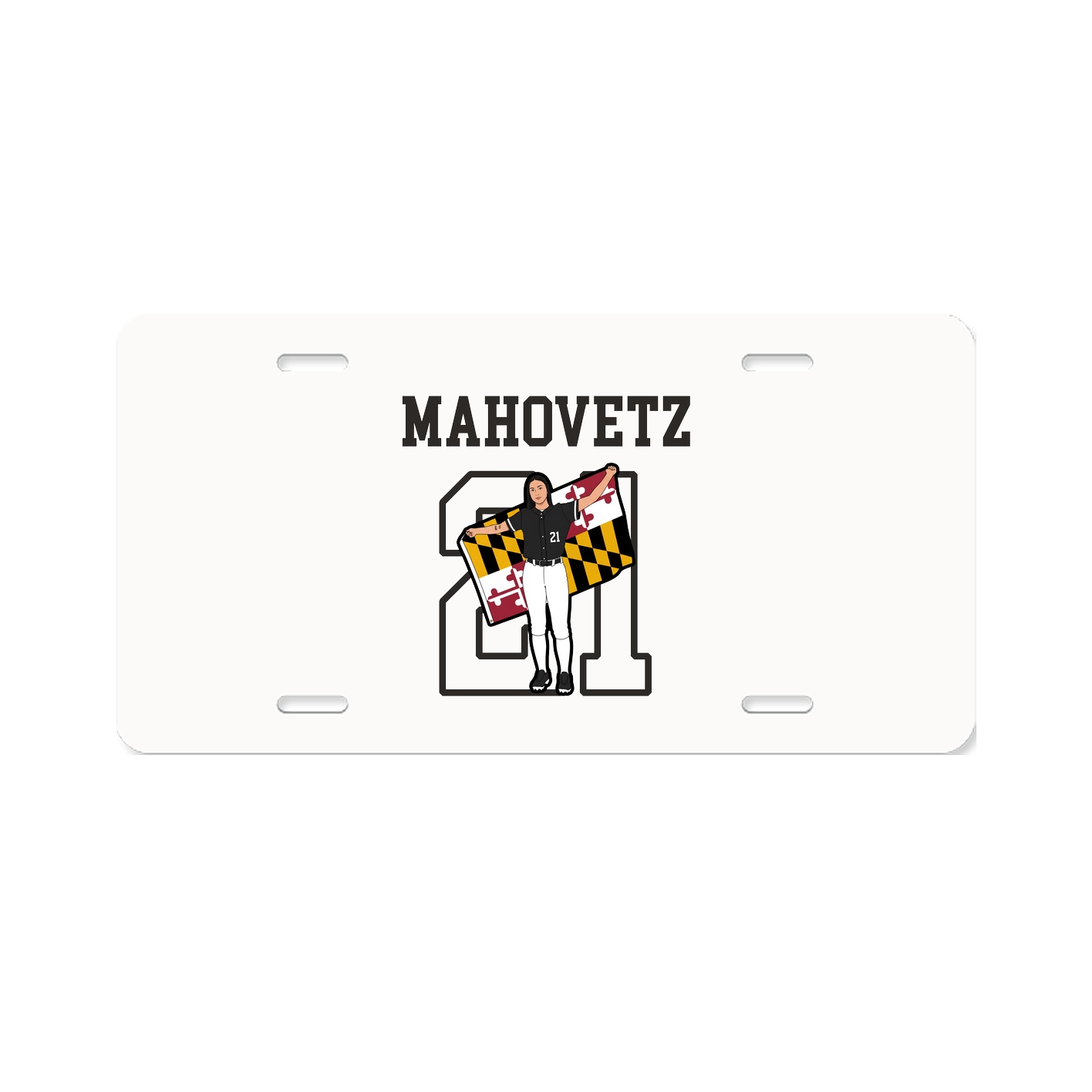 License Plate — Shirsey in Classic