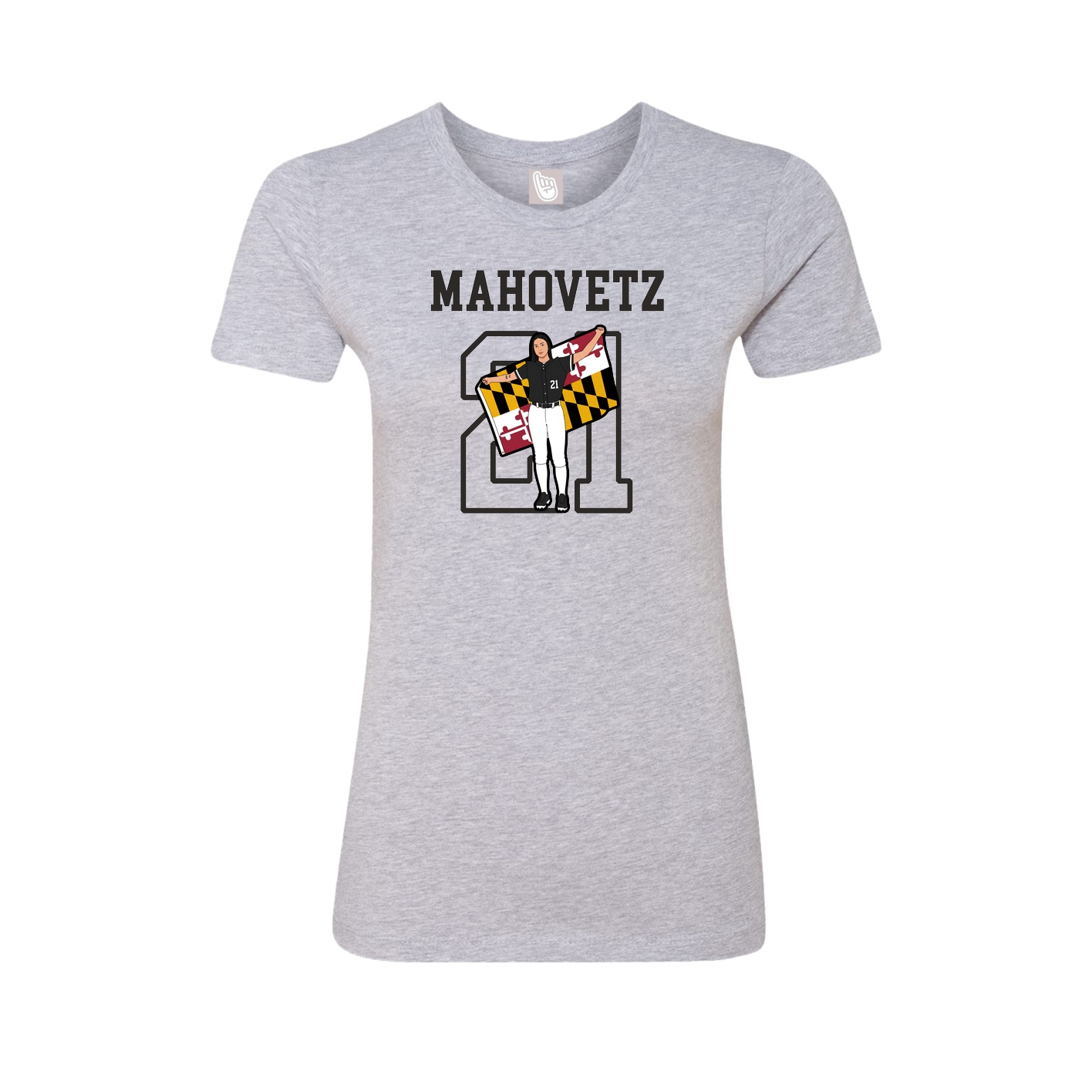 Fitted Women's Tee — Shirsey in Grey