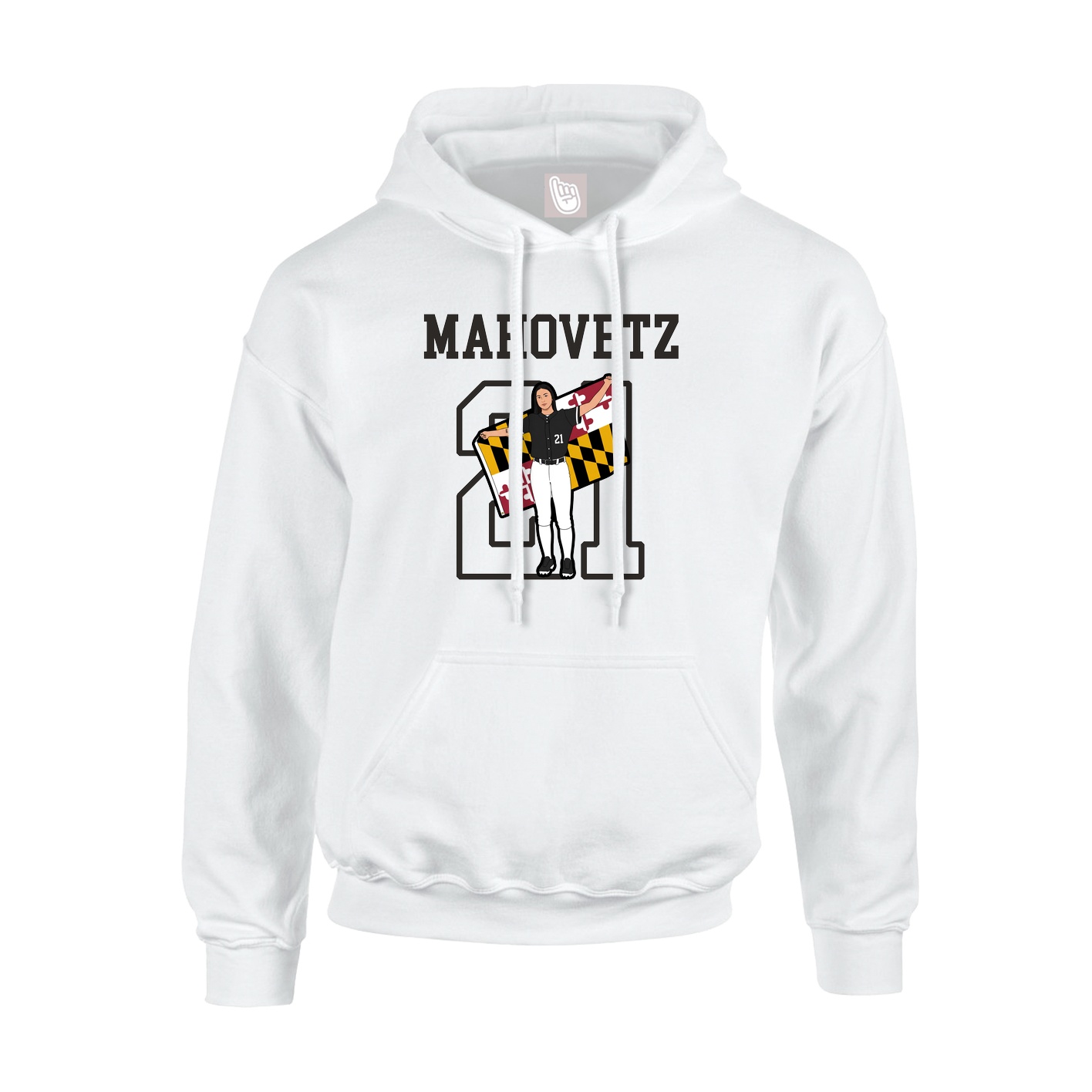 Youth Hoodie — Shirsey in White