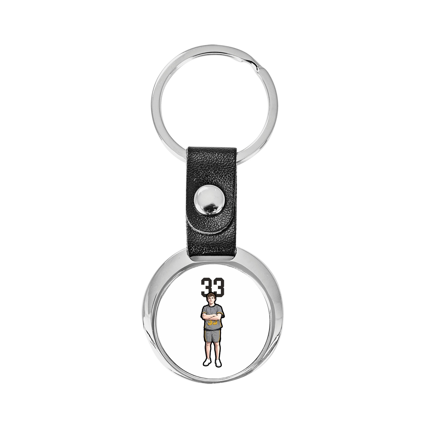 Key Chain — Number Top in Classic
