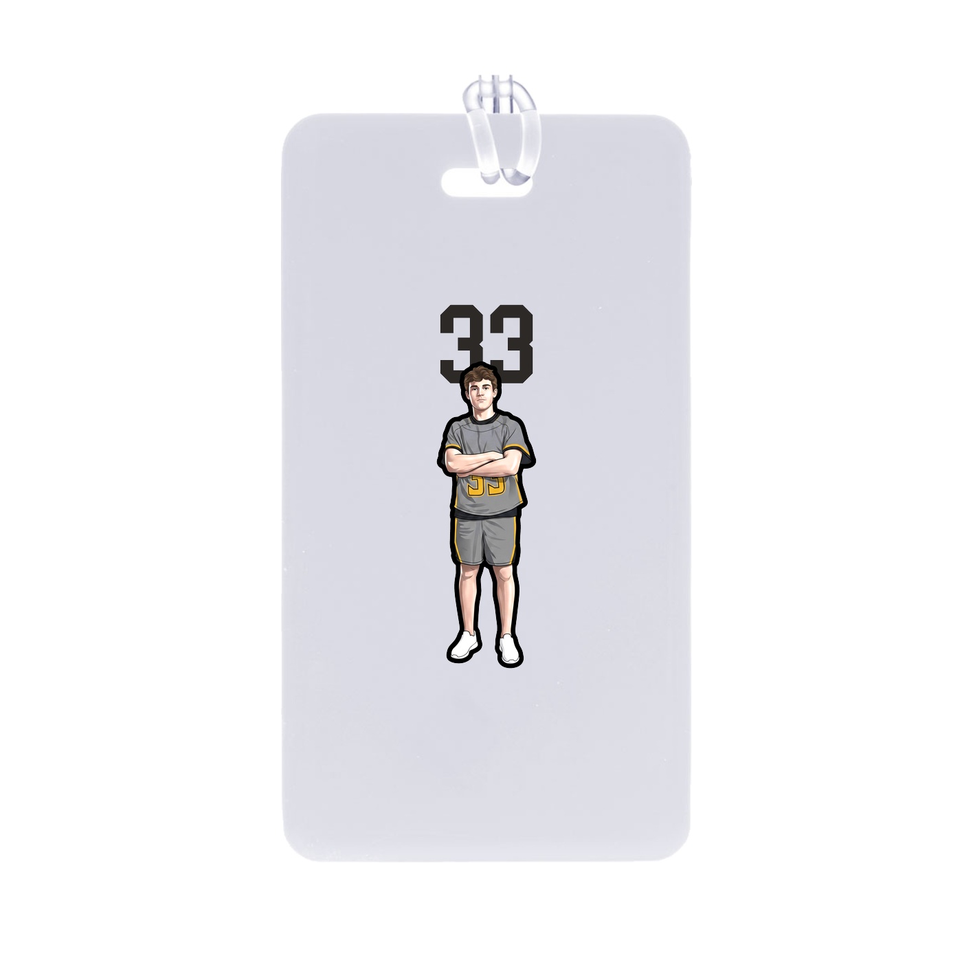 Bag Tag — Number Top in Classic