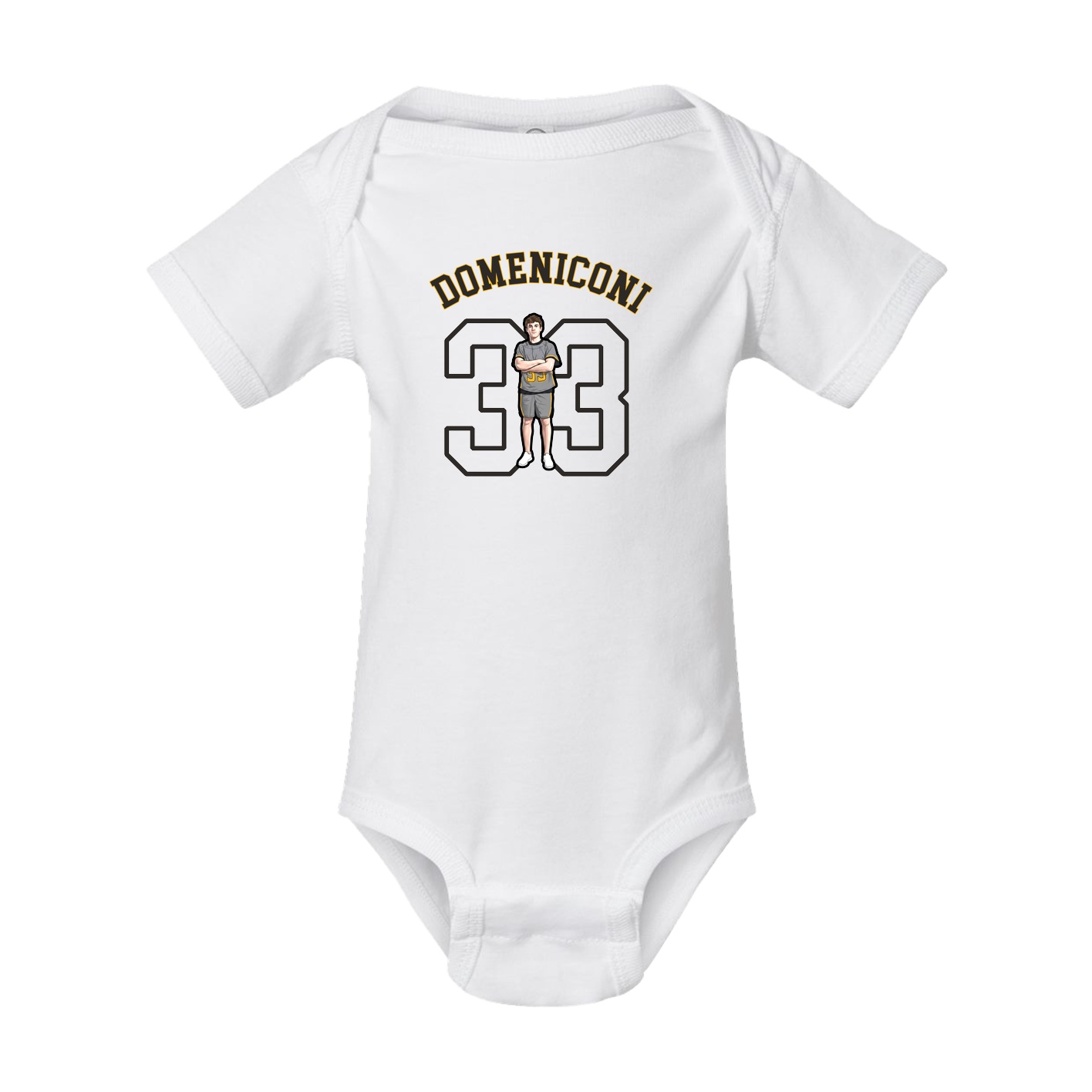 Baby Onesie — Shirsey Arch in White
