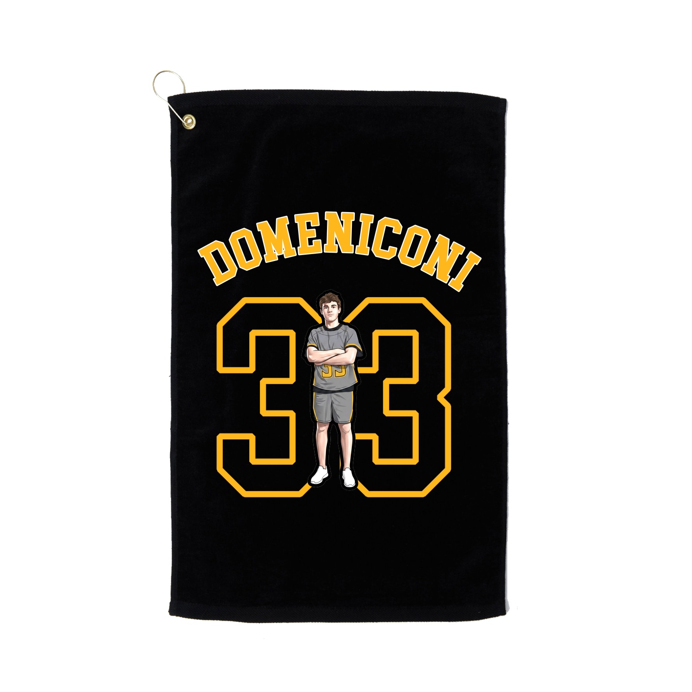 Golf Towel — Shirsey Arch in Black
