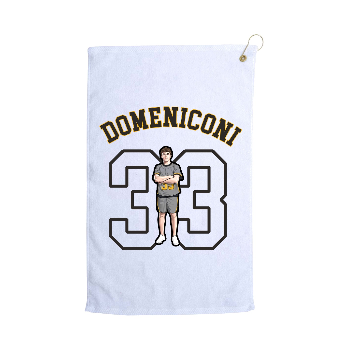 Golf Towel — Shirsey Arch in White