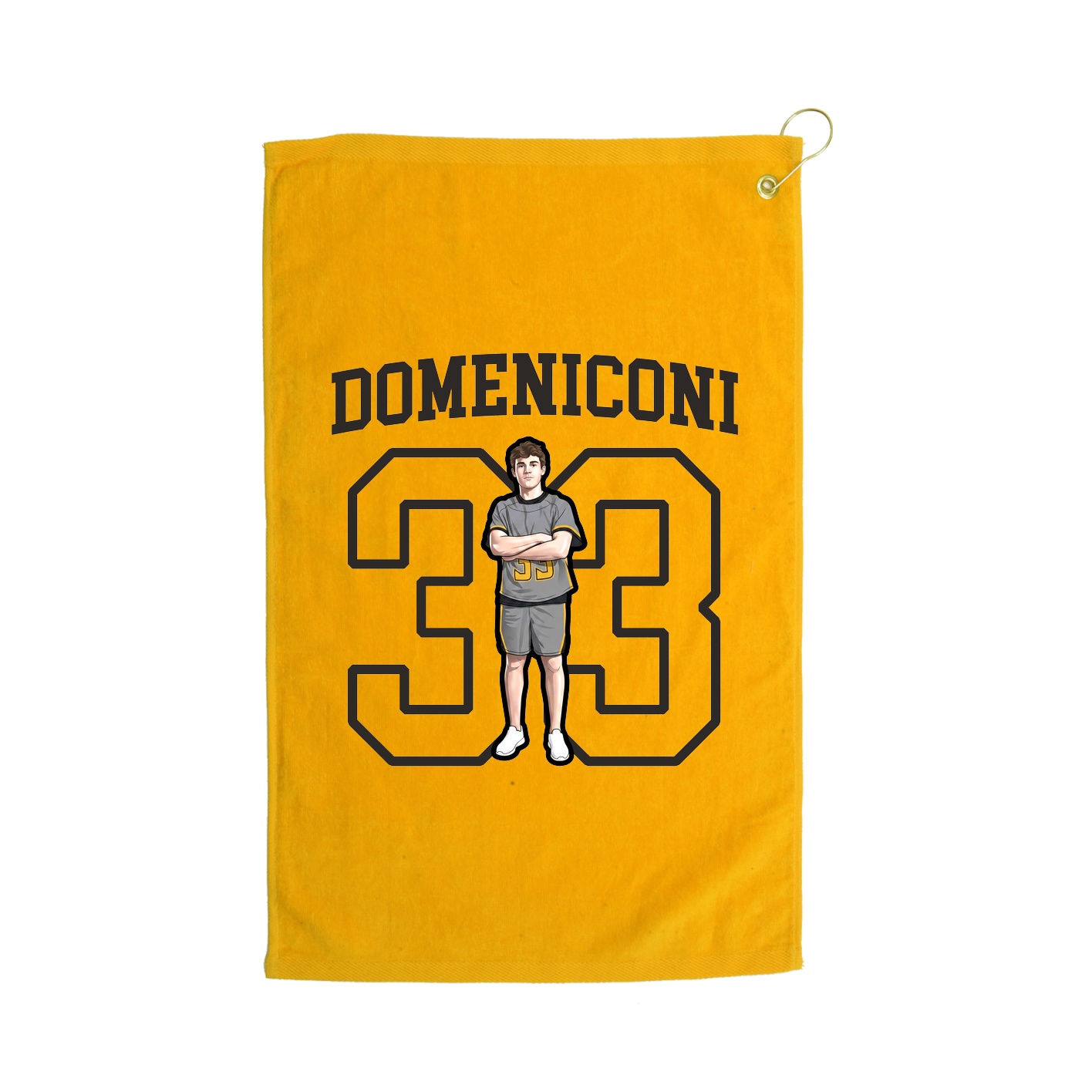 Golf Towel — Shirsey in Gold