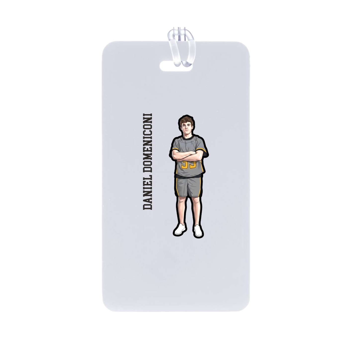 Bag Tag — Name Vertical in Classic