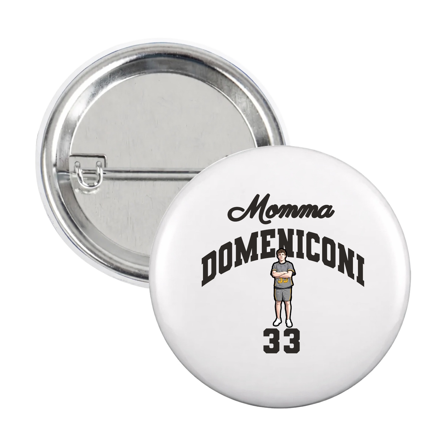 Game Day Button — Mothers Day Arch in White