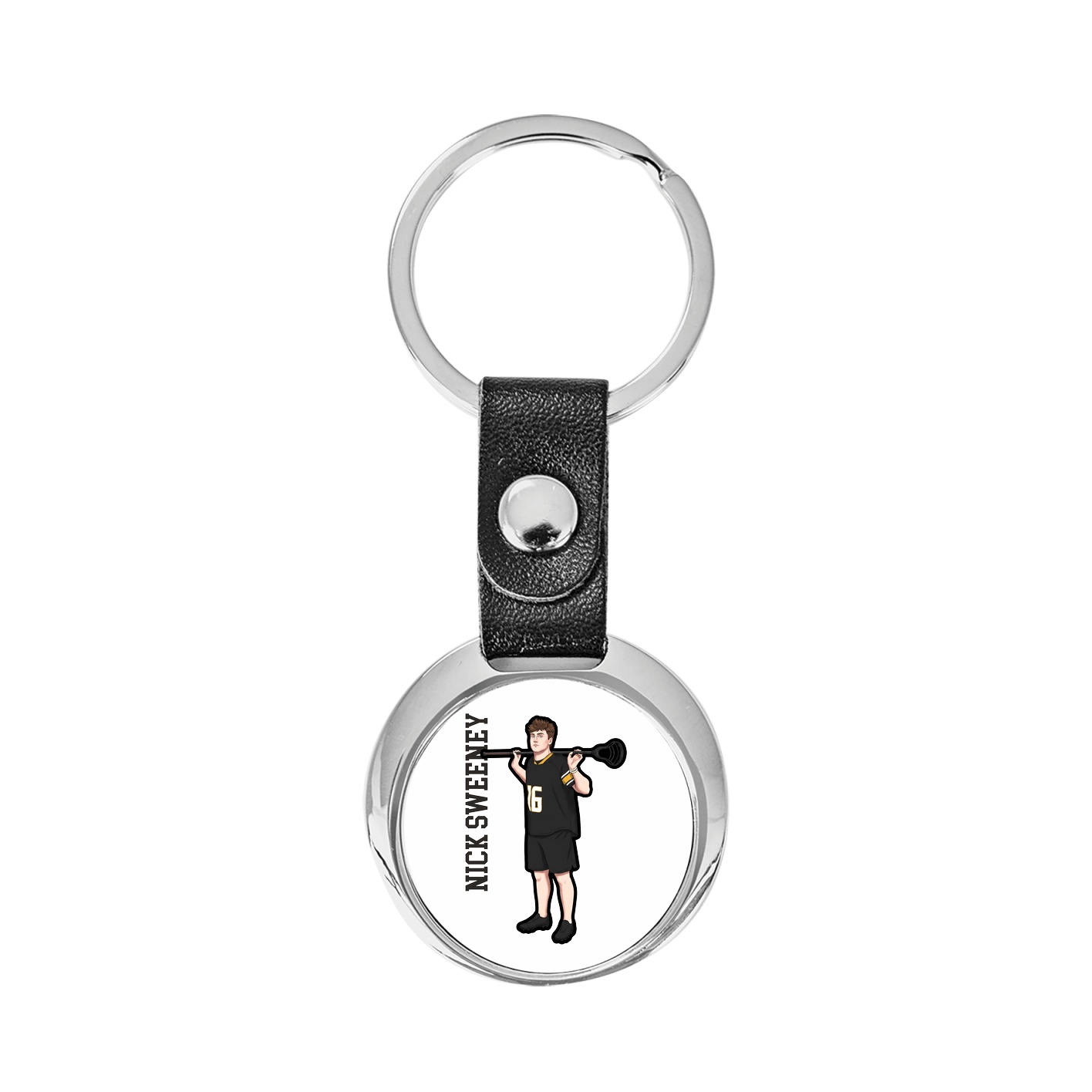 Key Chain — Name Vertical in Classic