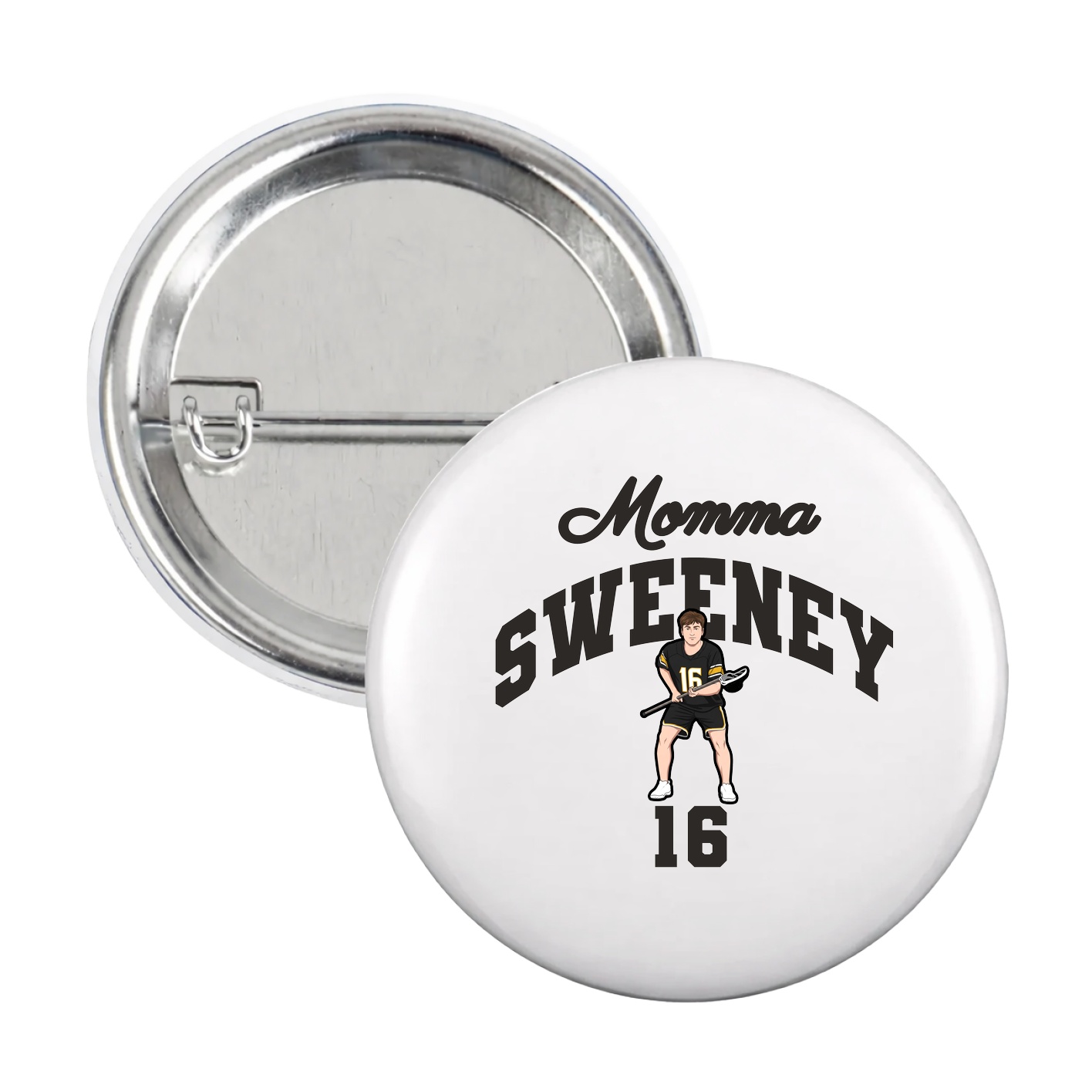 Game Day Button — Mothers Day Arch in White