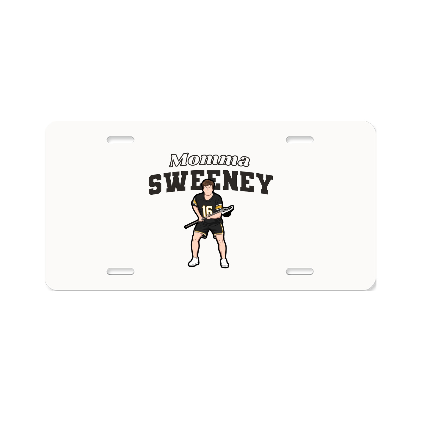 License Plate — Mothers Day Block in Classic