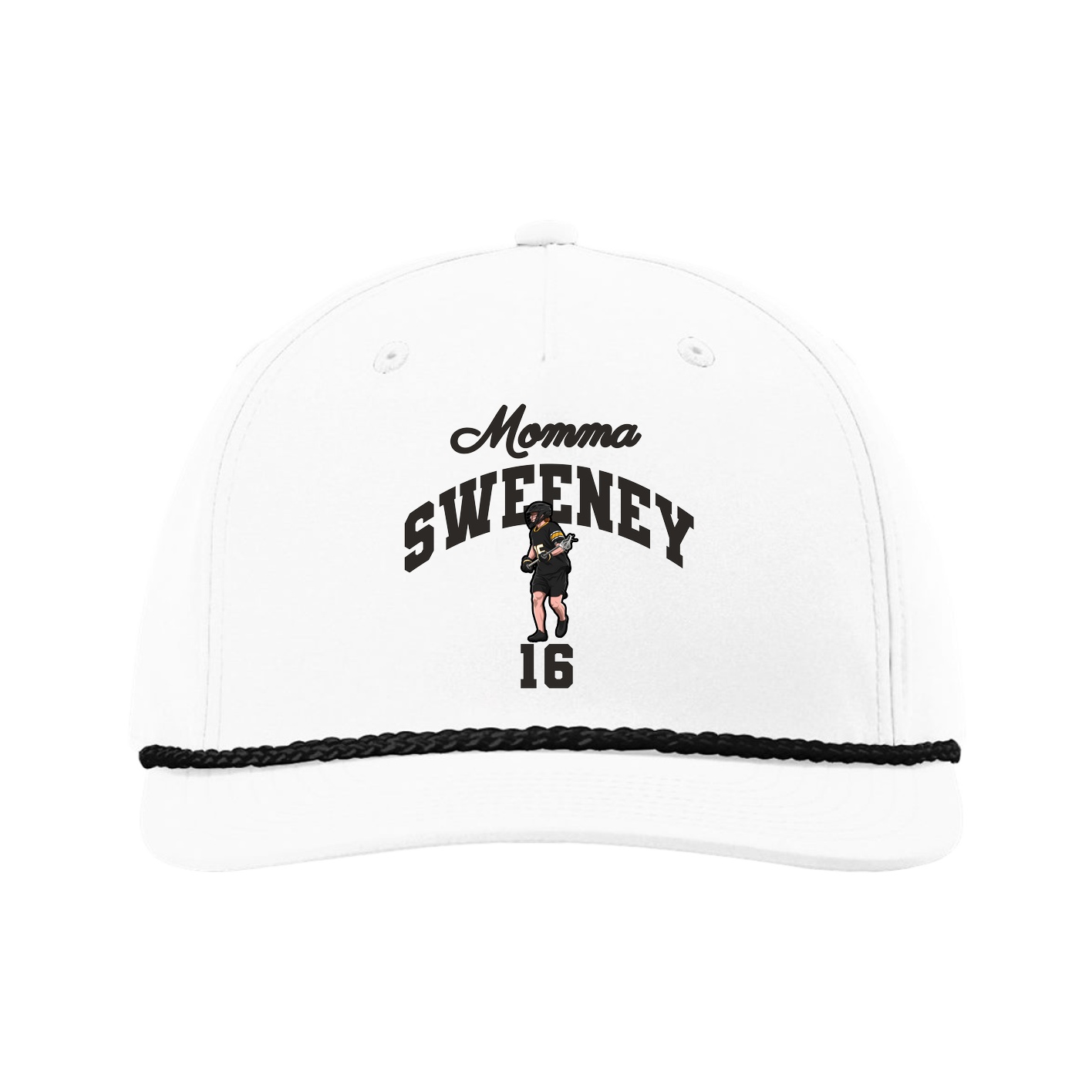 Five-Panel Classic Rope Cap — Mothers Day Arch in White