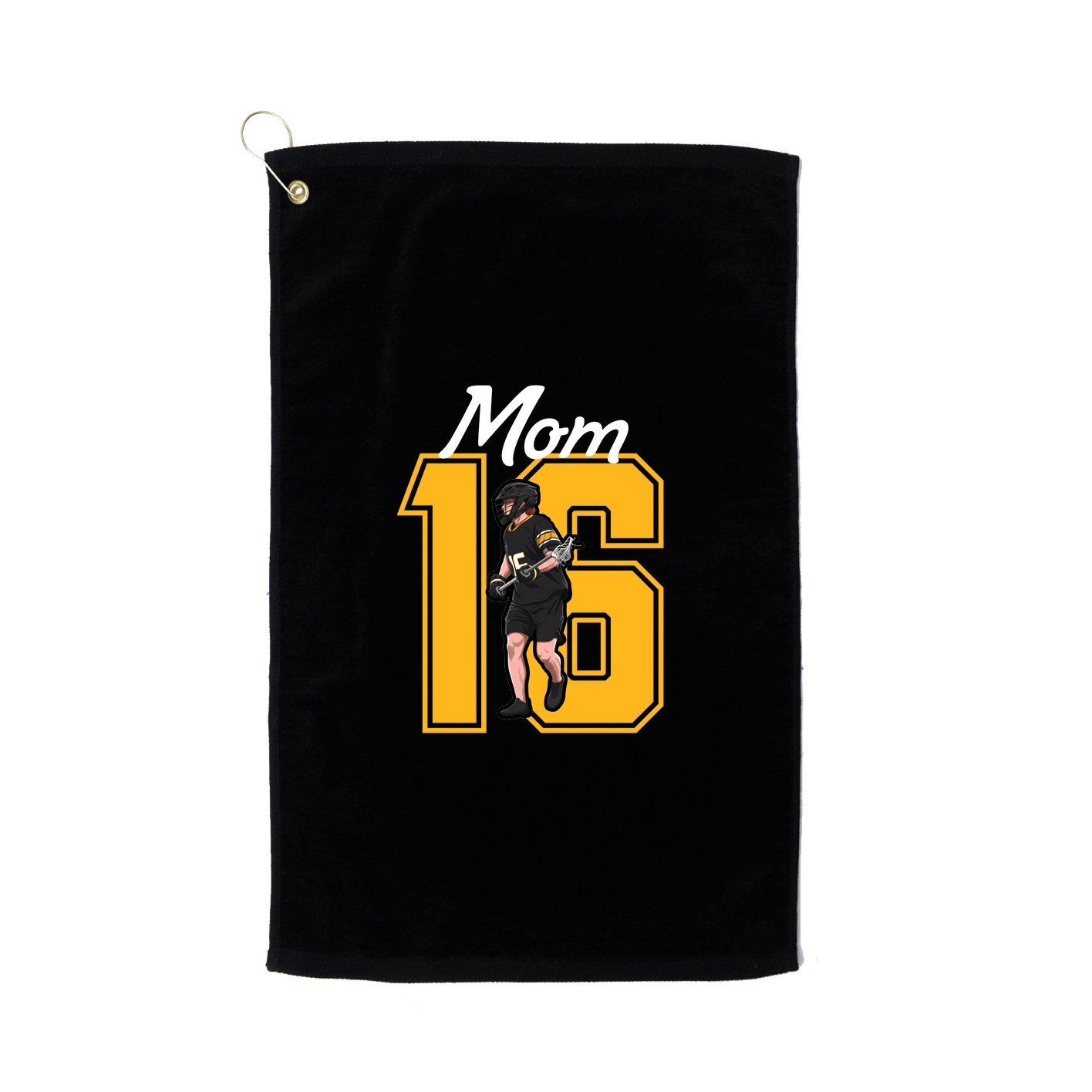 Golf Towel — Mothers Day Shirsey in Black