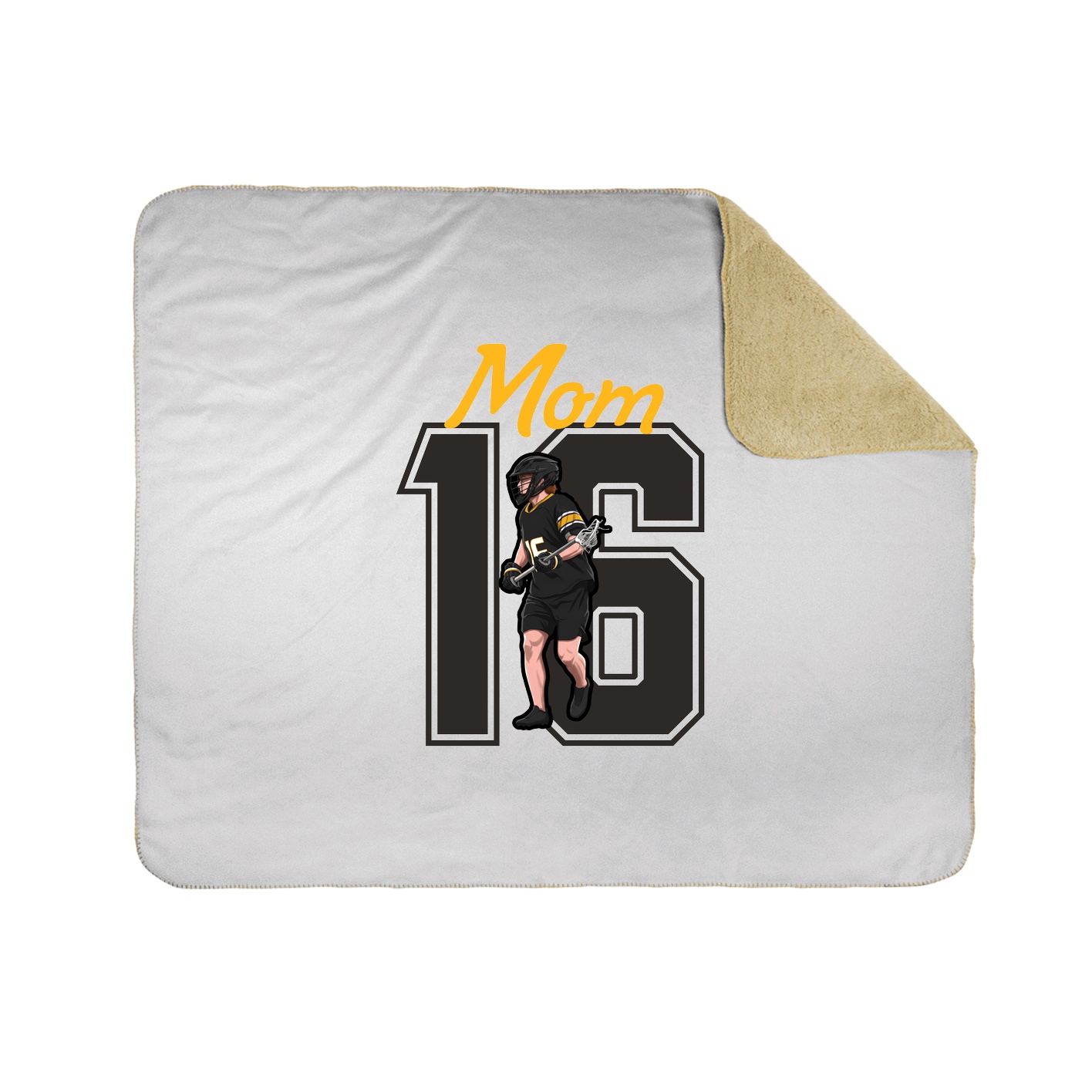 Throw Blanket — Mothers Day Shirsey in White