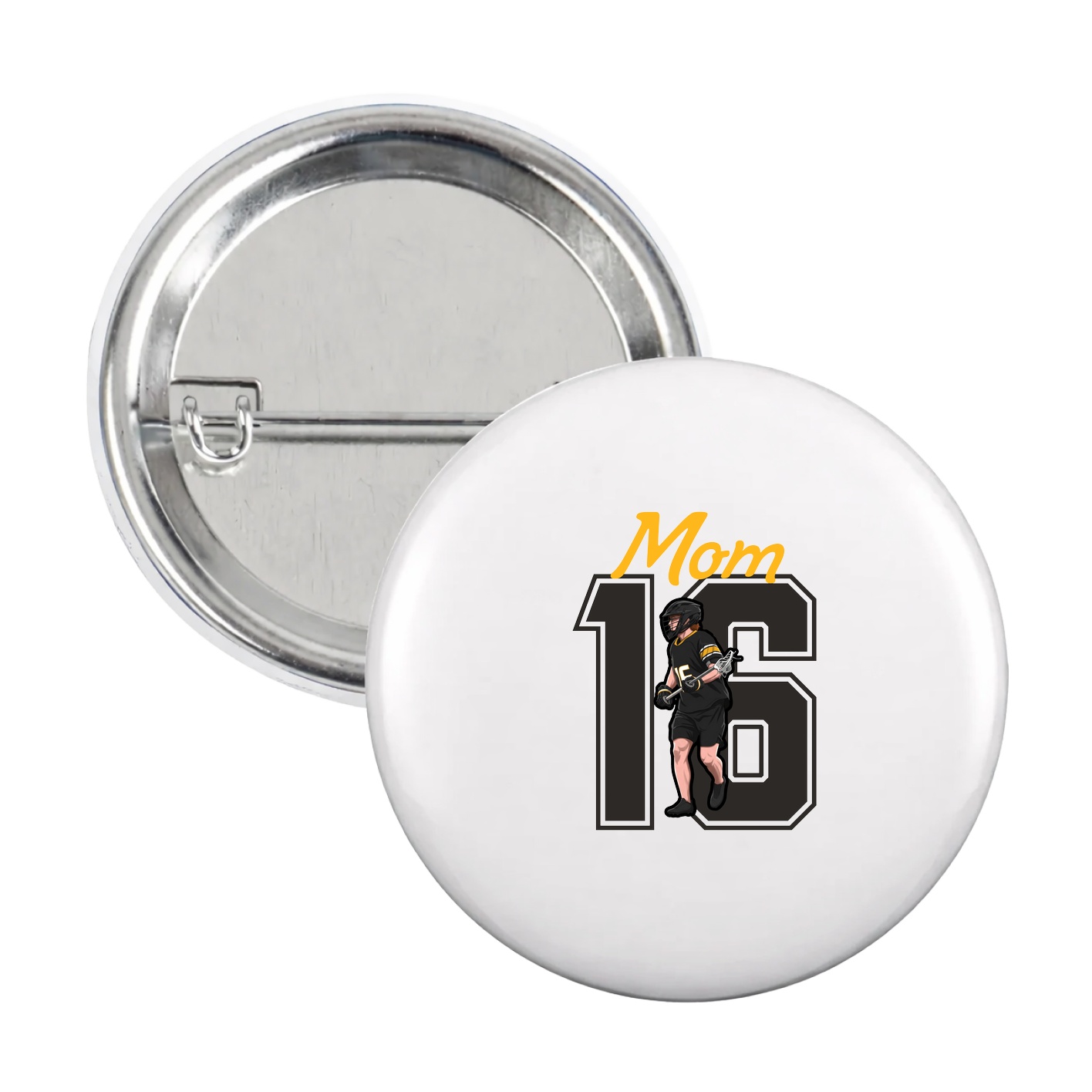 Game Day Button — Mothers Day Shirsey in White
