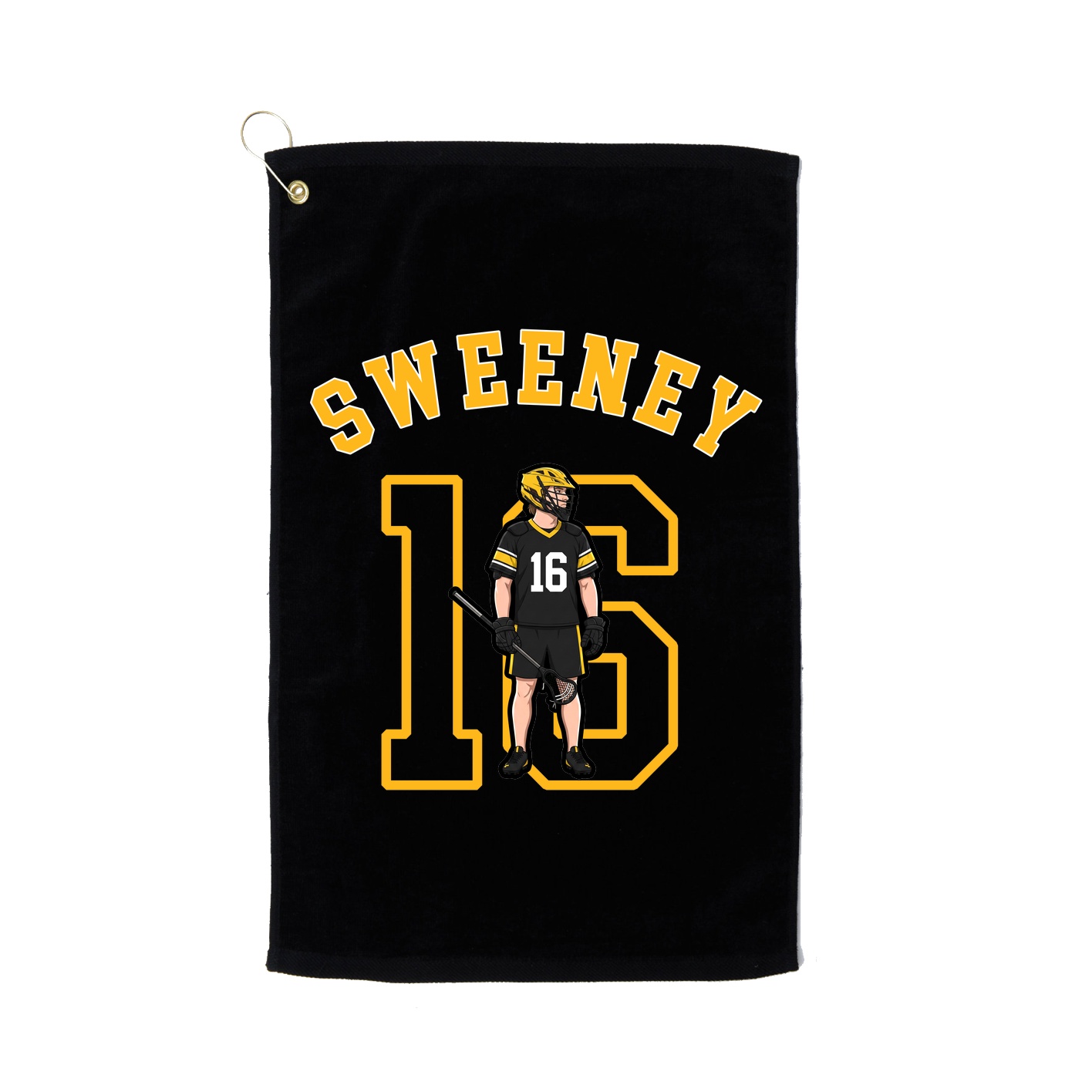 Golf Towel — Shirsey Arch in Black