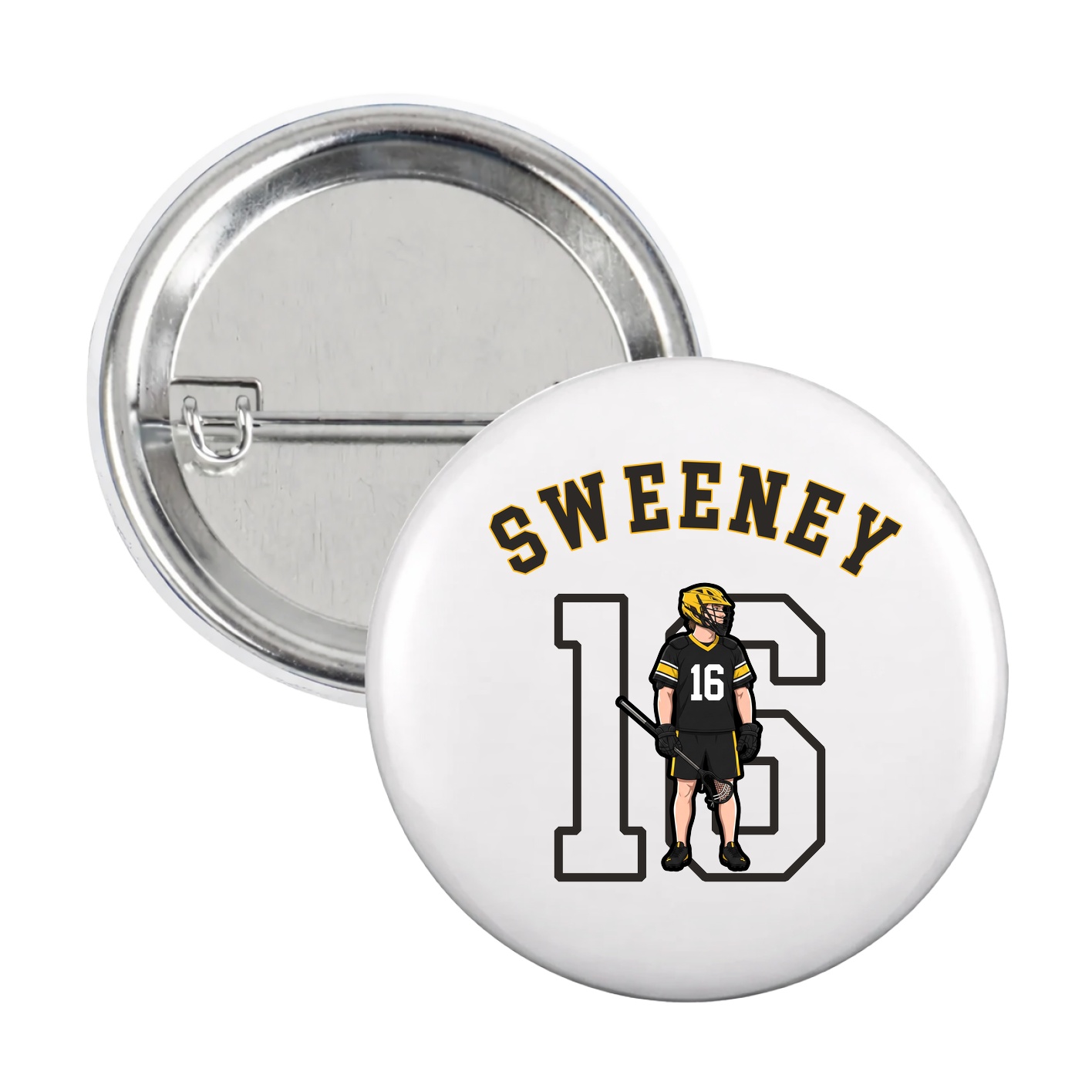 Game Day Button — Shirsey Arch in White