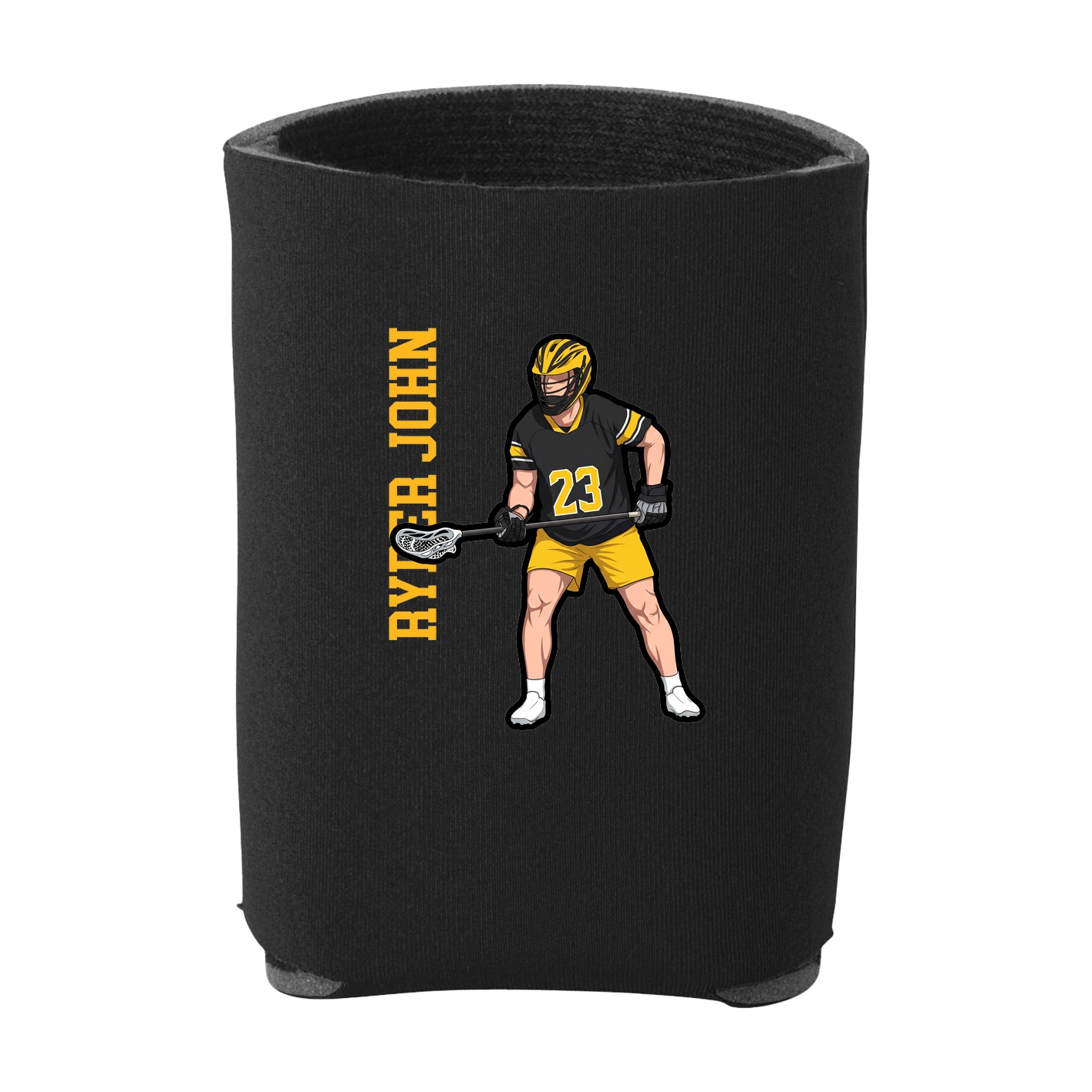 Can Holder — Name Vertical in Black