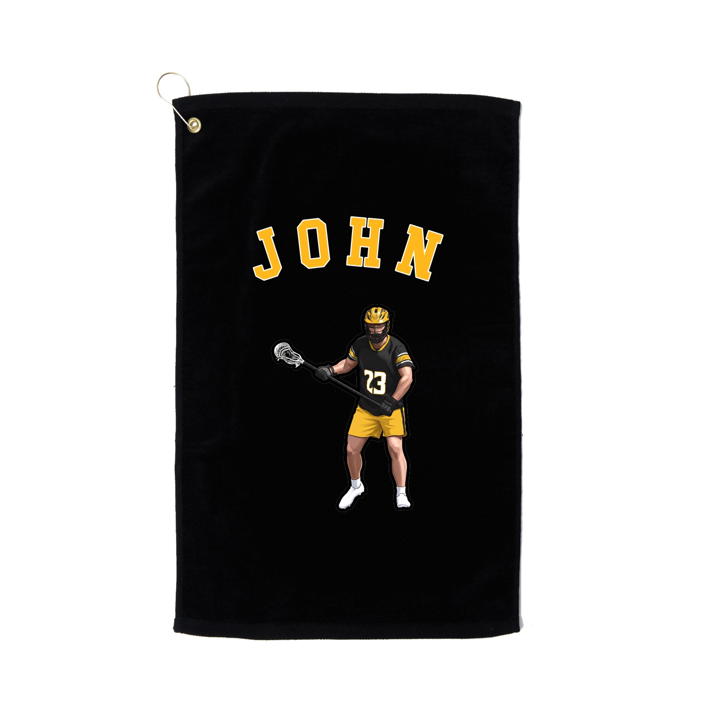 Golf Towel — Shirsey Arch in Black