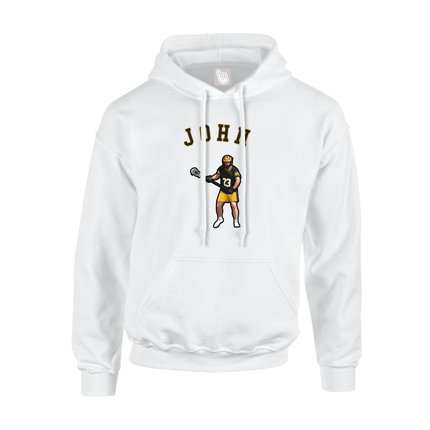 Youth Hoodie — Shirsey Arch in White