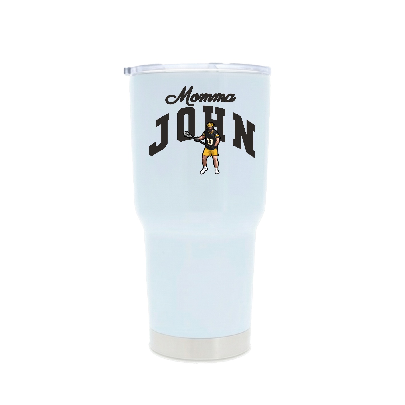 30oz Stainless Steel Tumbler — Mothers Day Arch in White