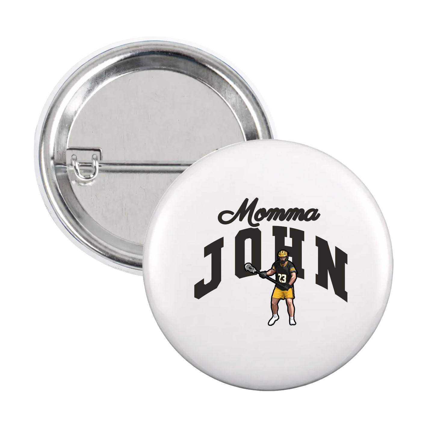Game Day Button — Mothers Day Arch in White