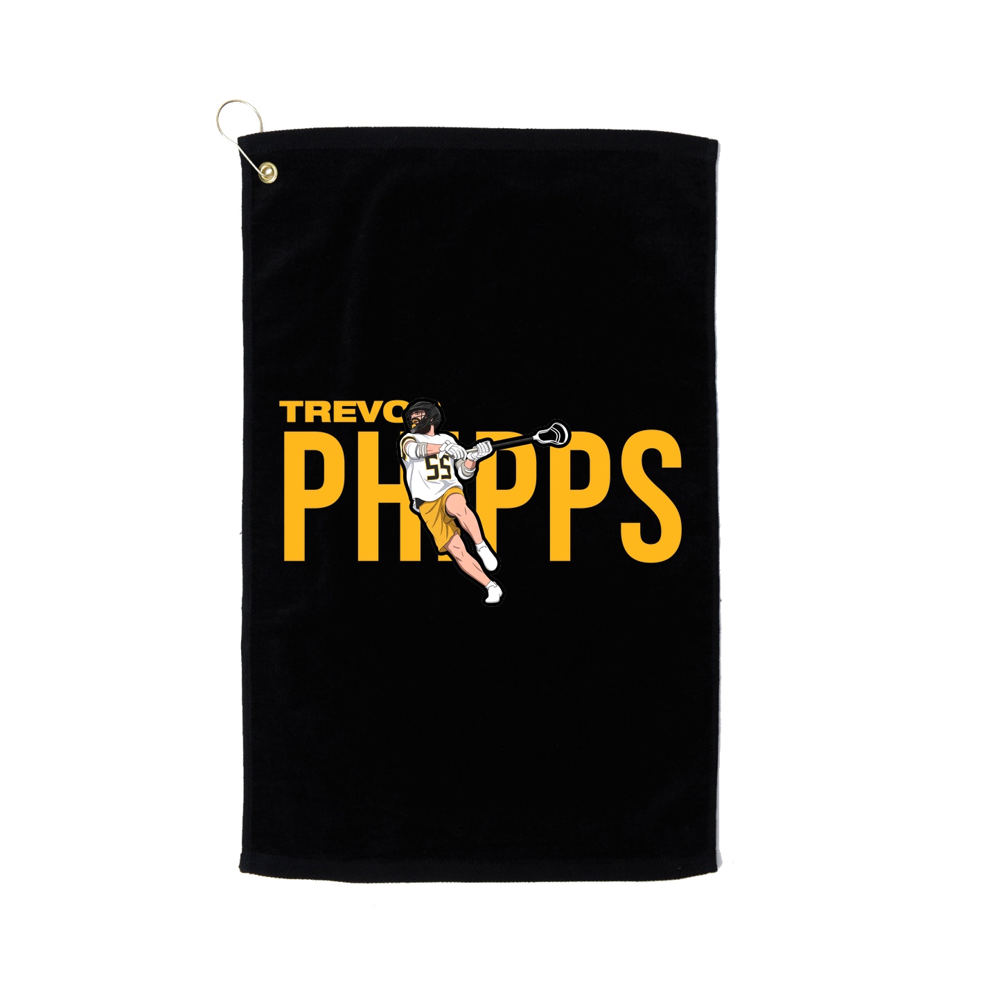 Golf Towel — Player Name in Black