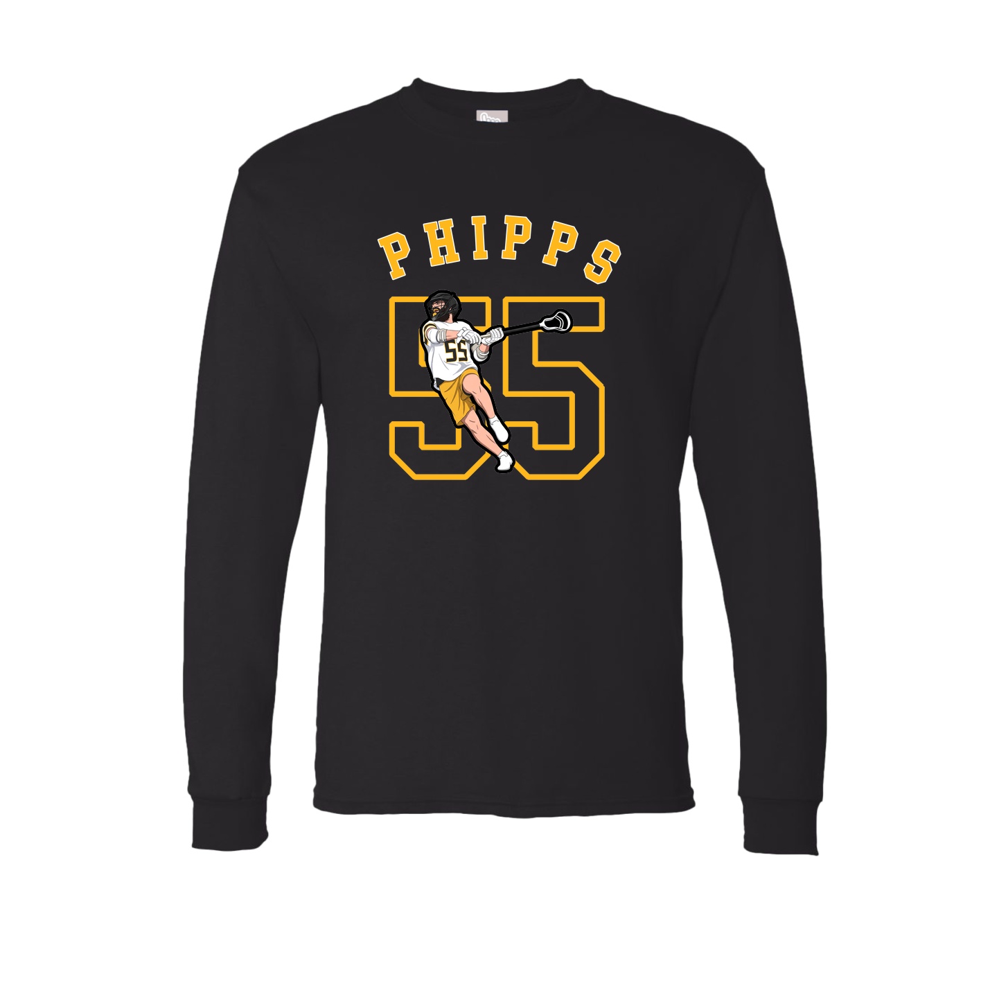 Long Sleeve Tee — Shirsey Arch in Black
