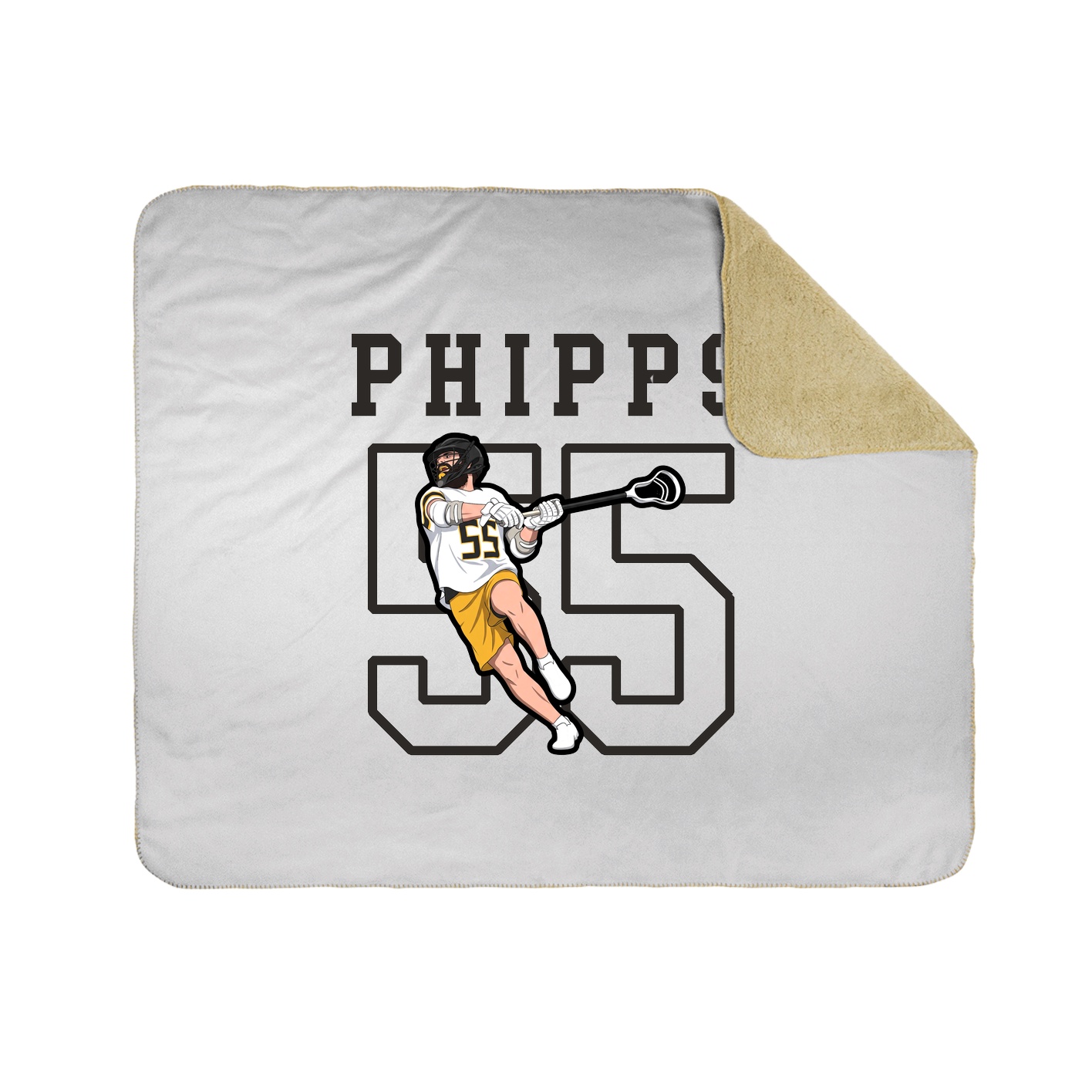 Throw Blanket — Shirsey in White