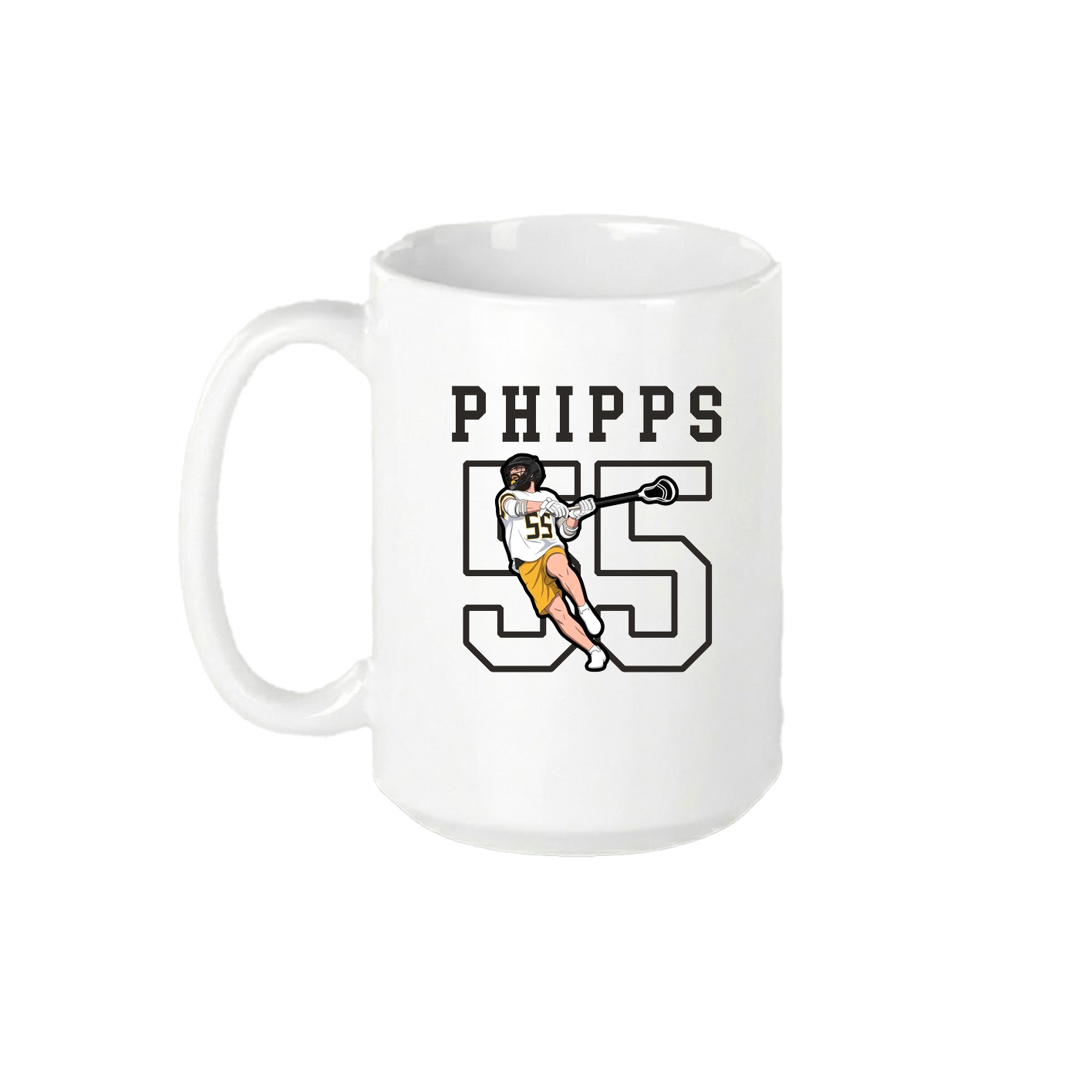 15oz Coffee Mug — Shirsey in White
