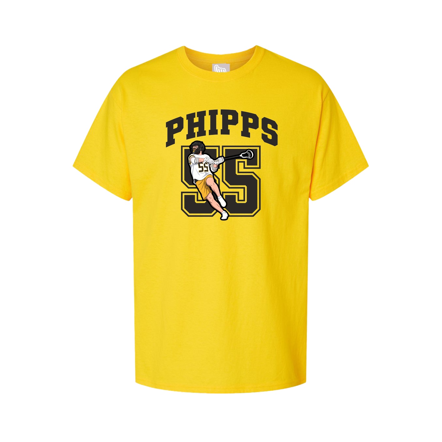 Youth Tee — Number in Gold