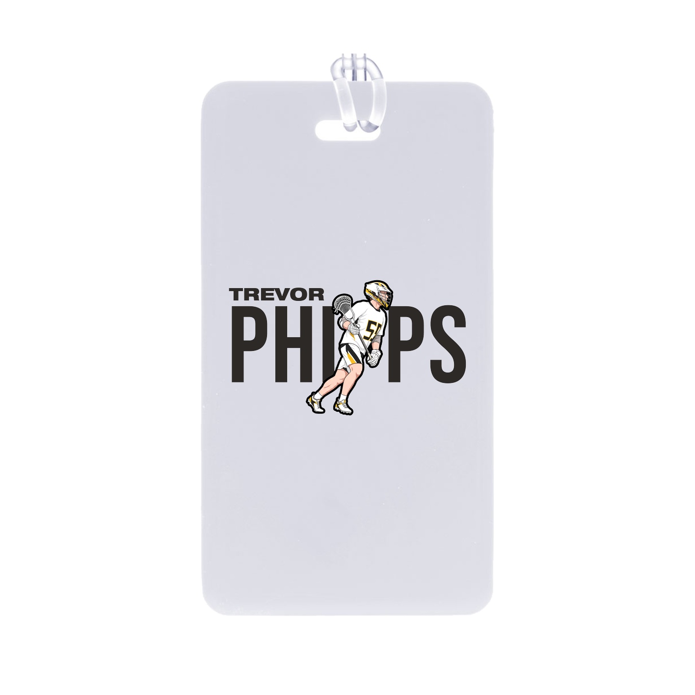 Bag Tag — Player Name in Classic
