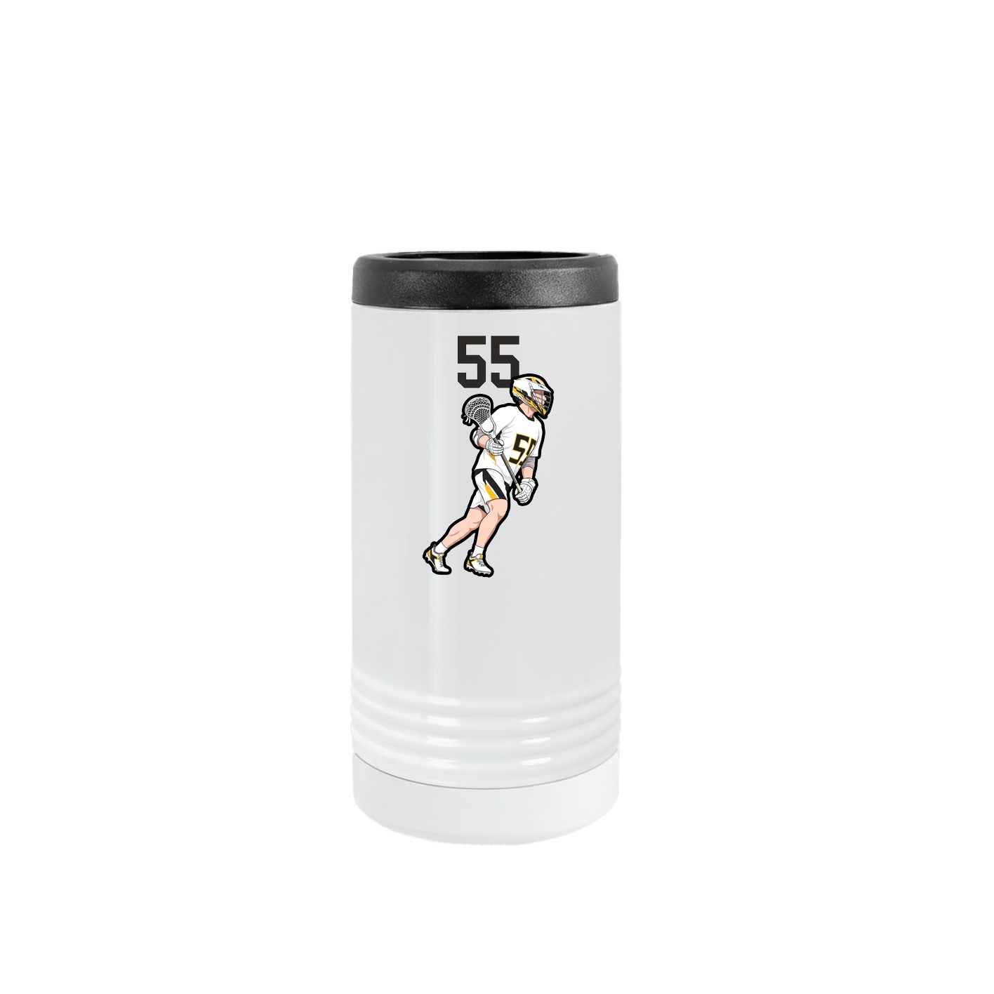 Slim Beverage Holder — Number Top in White