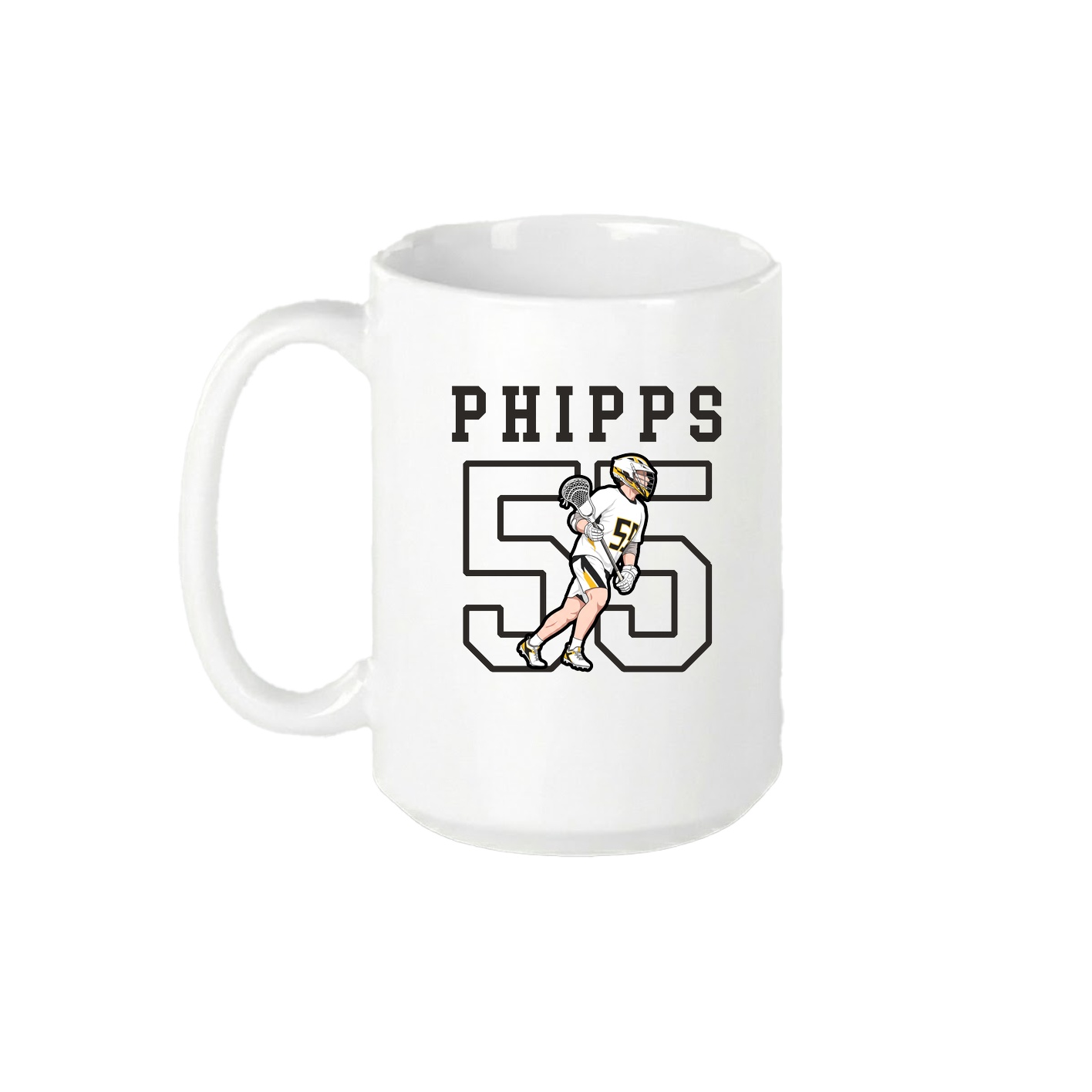 15oz Coffee Mug — Shirsey in White