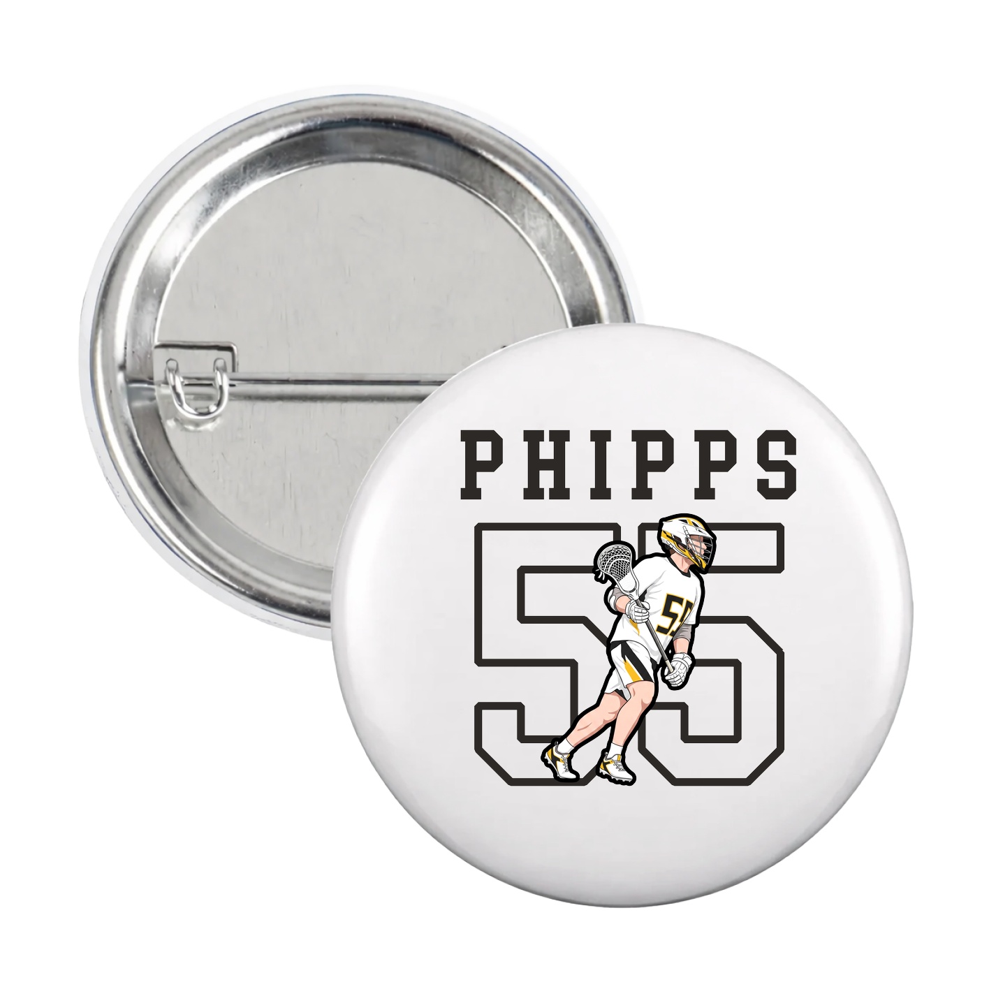 Game Day Button — Shirsey in White