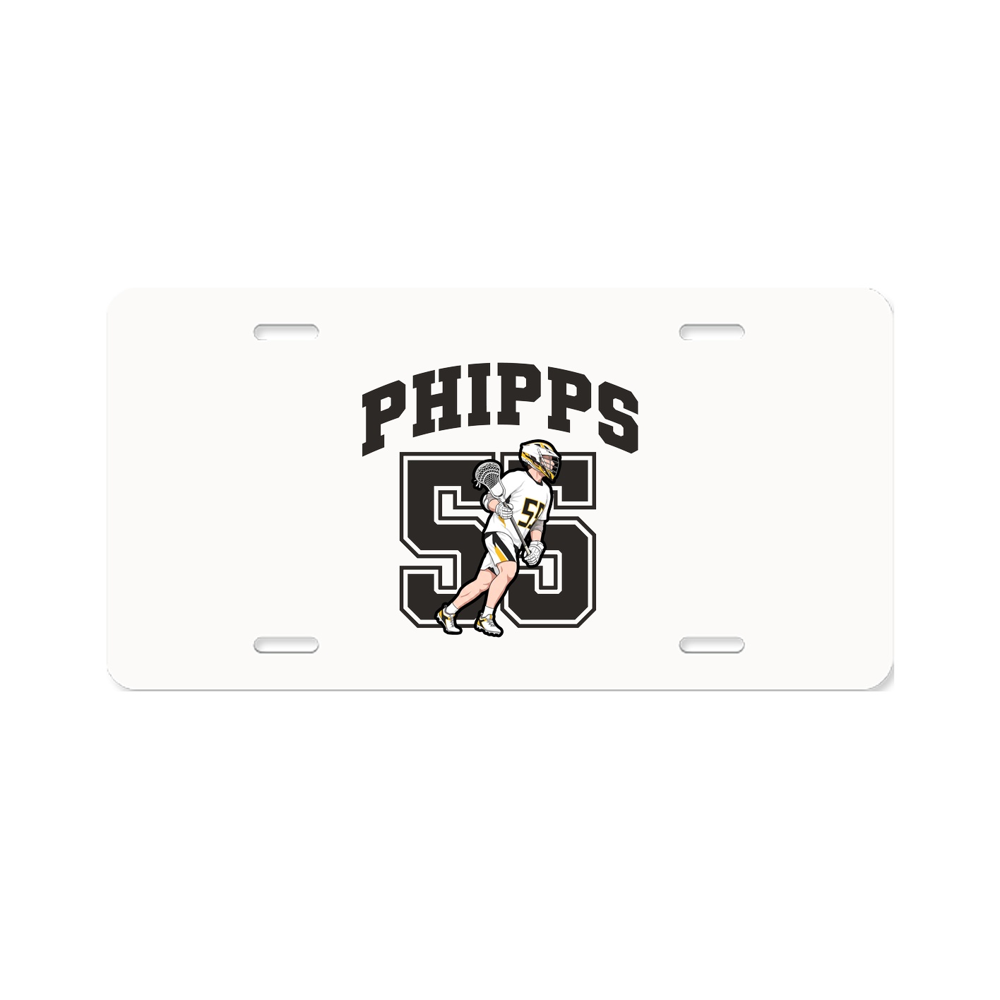License Plate — Number in Classic