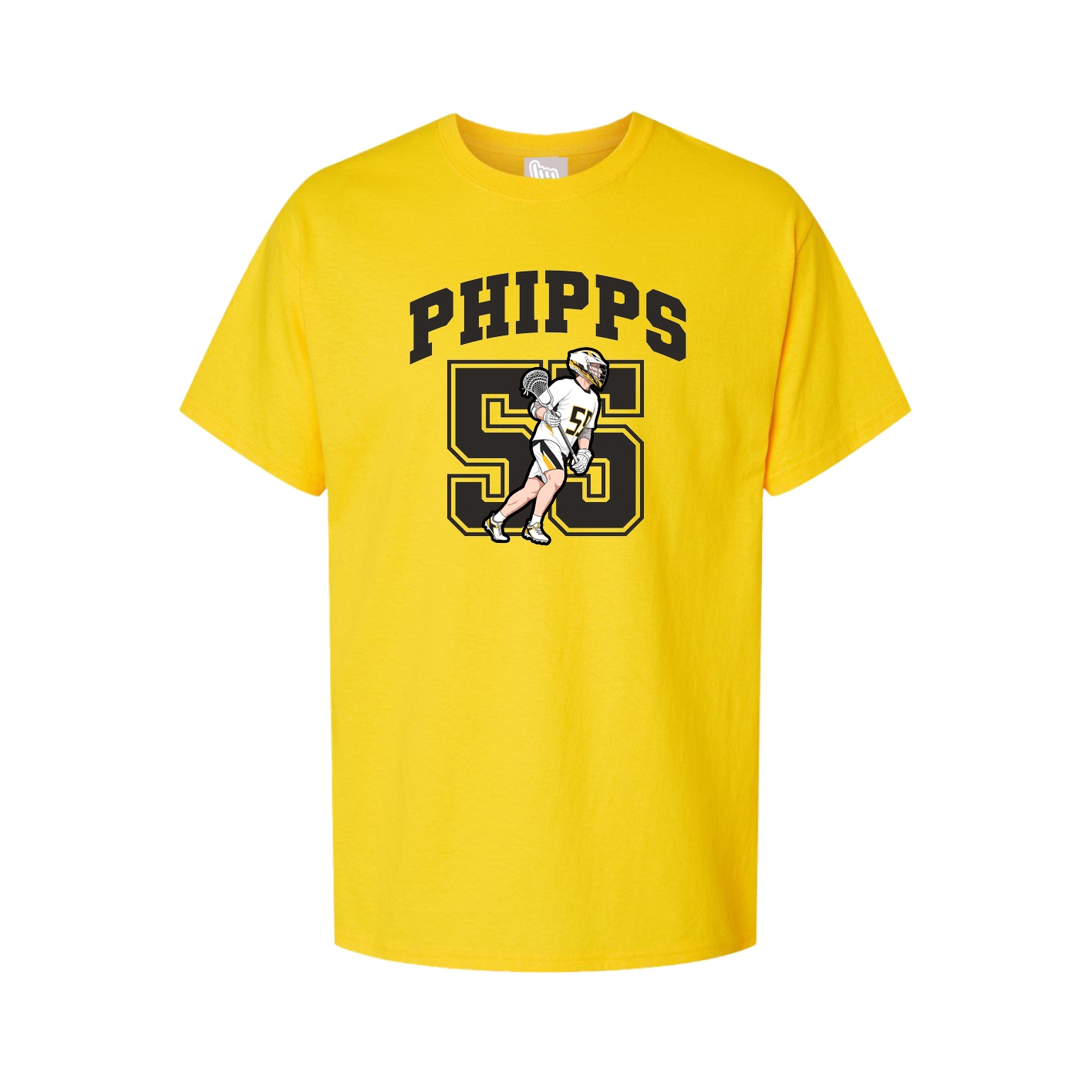 Youth Tee — Number in Gold
