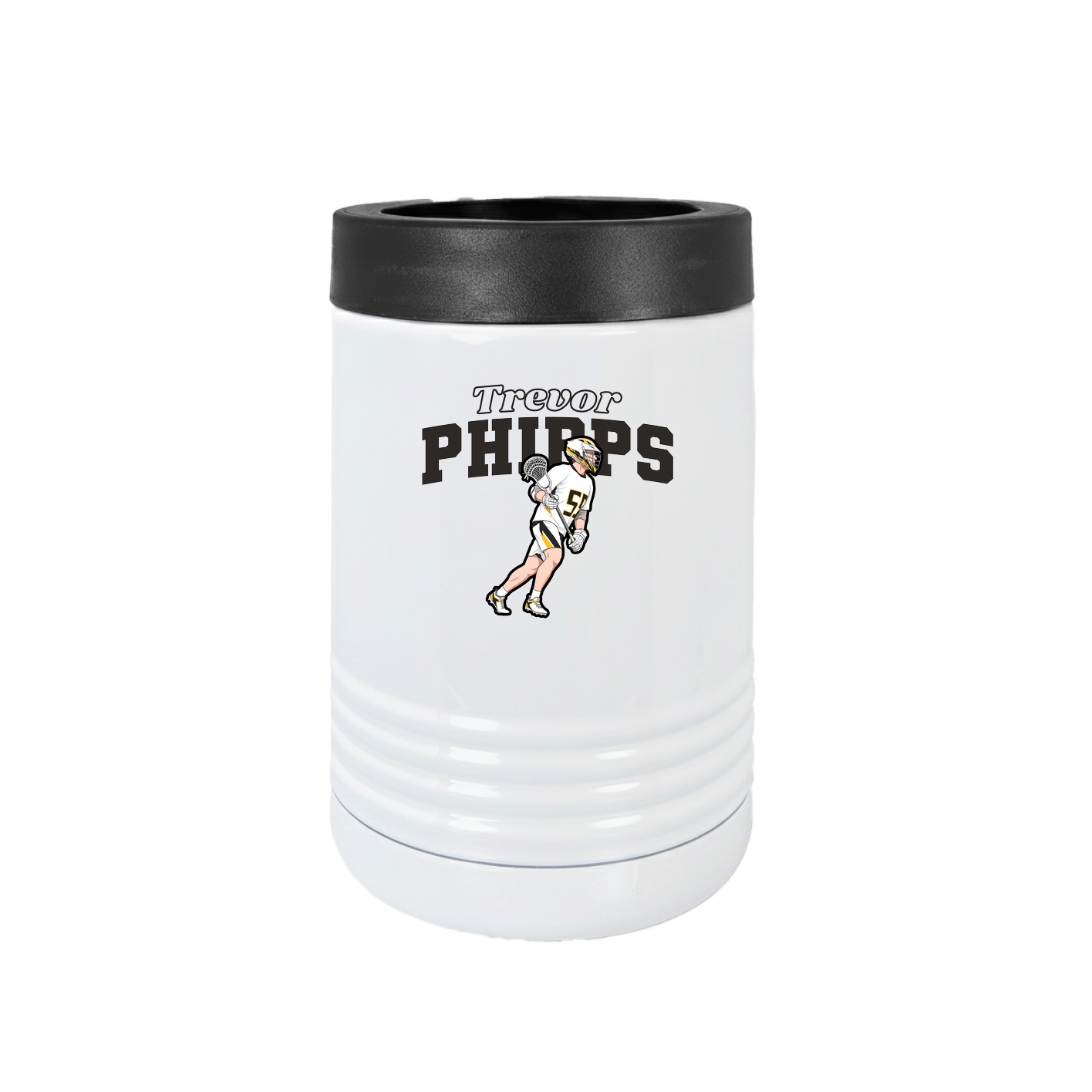 Beverage Holder — Name Arch in White