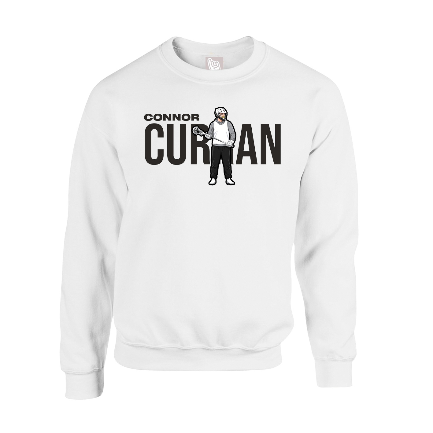 Fleece Crew — Player Name in White