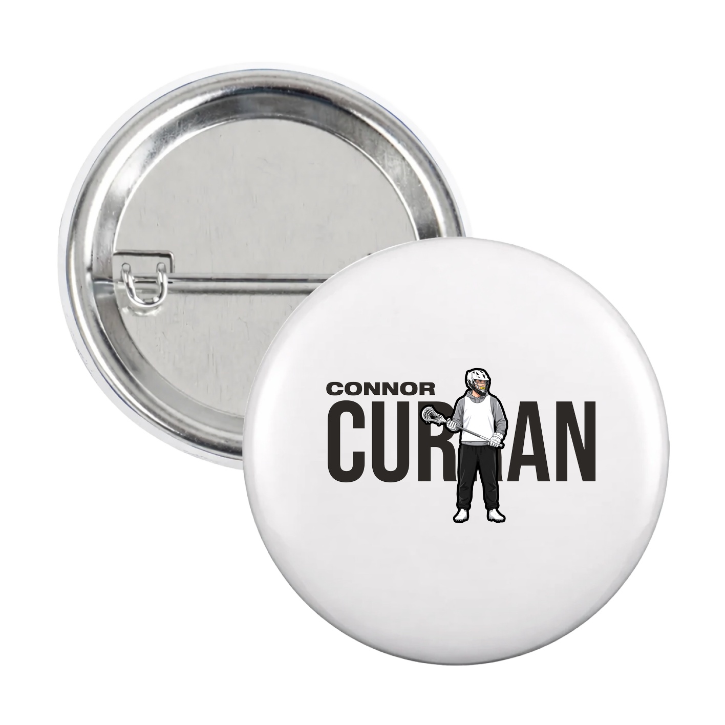 Game Day Button — Player Name in White