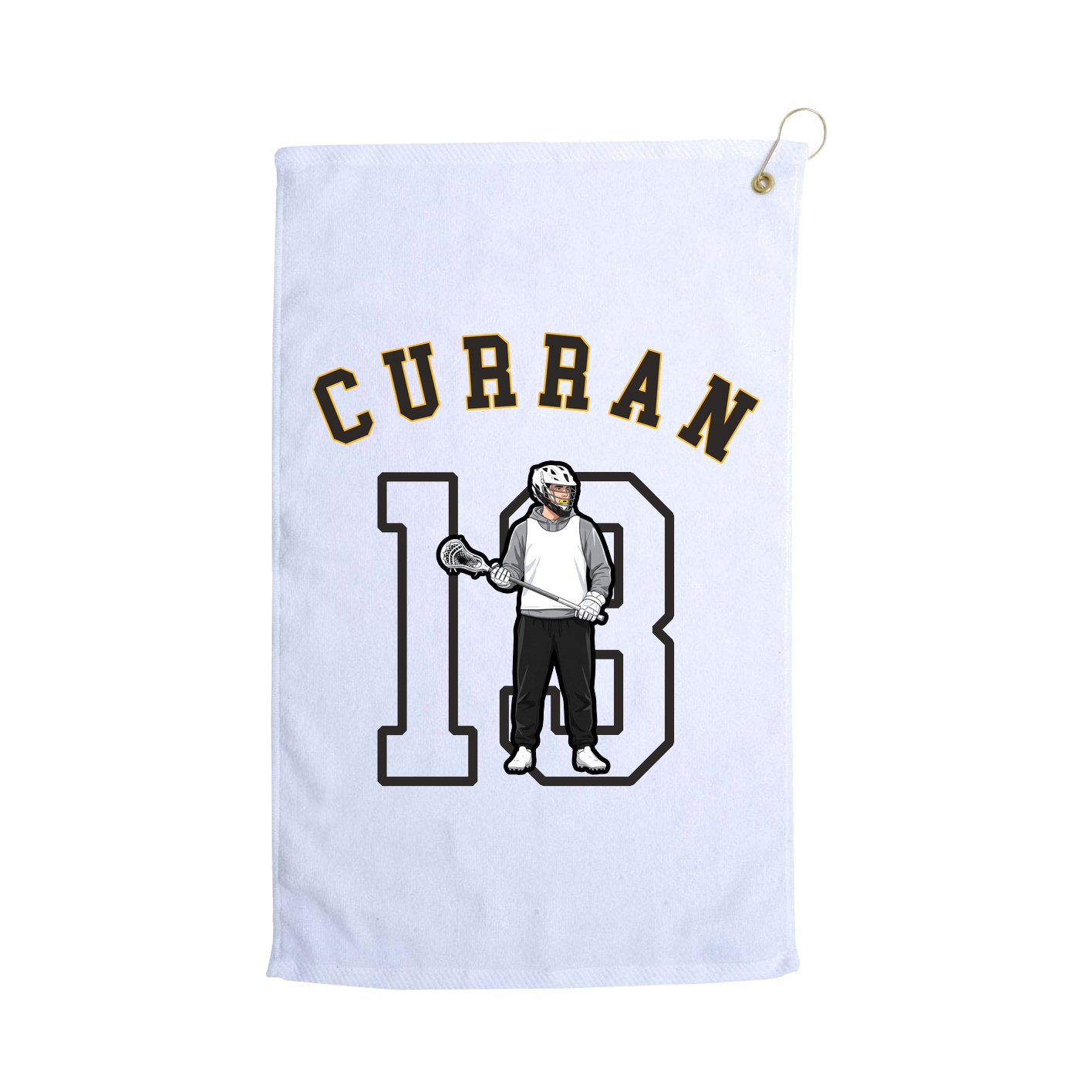 Golf Towel — Shirsey Arch in White