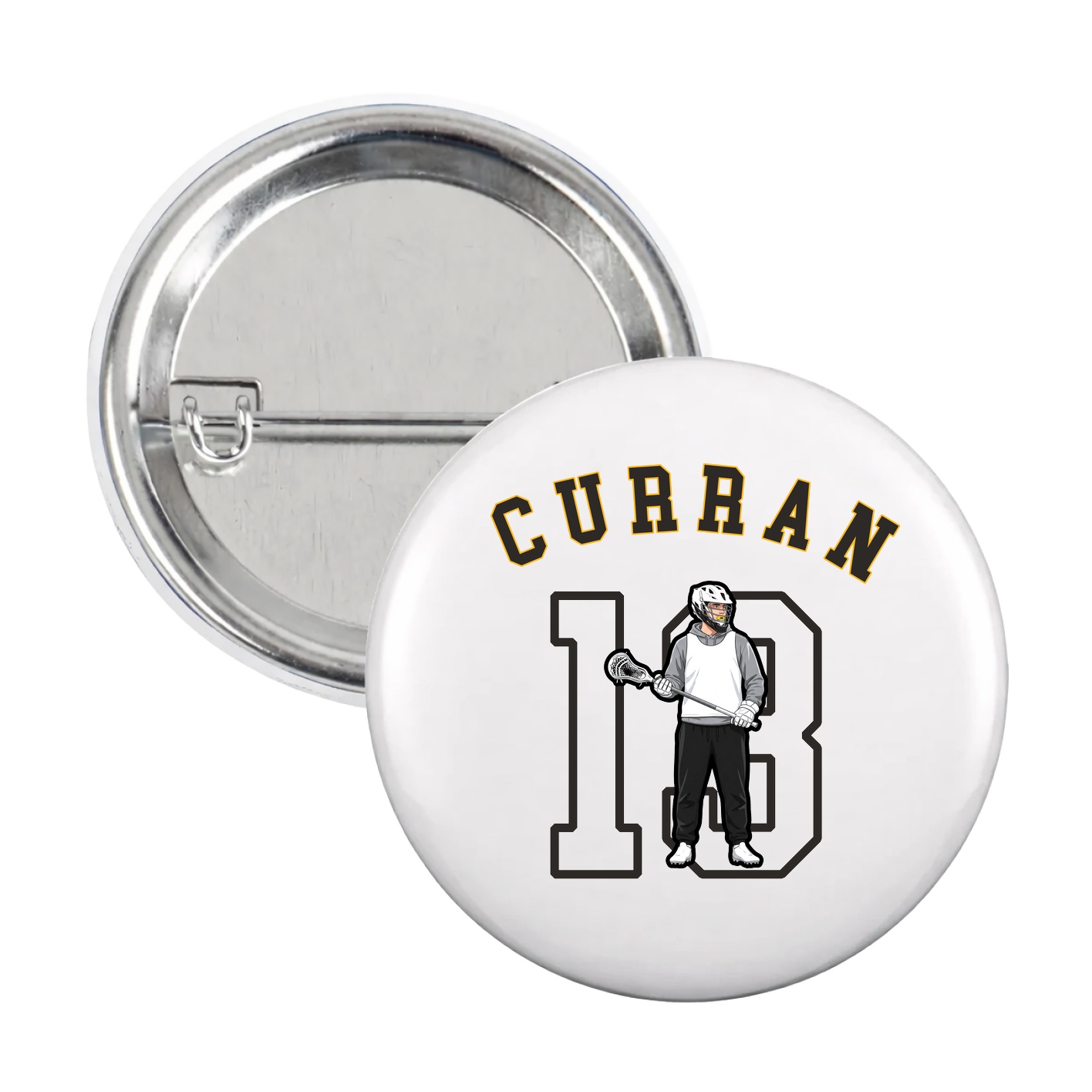 Game Day Button — Shirsey Arch in White