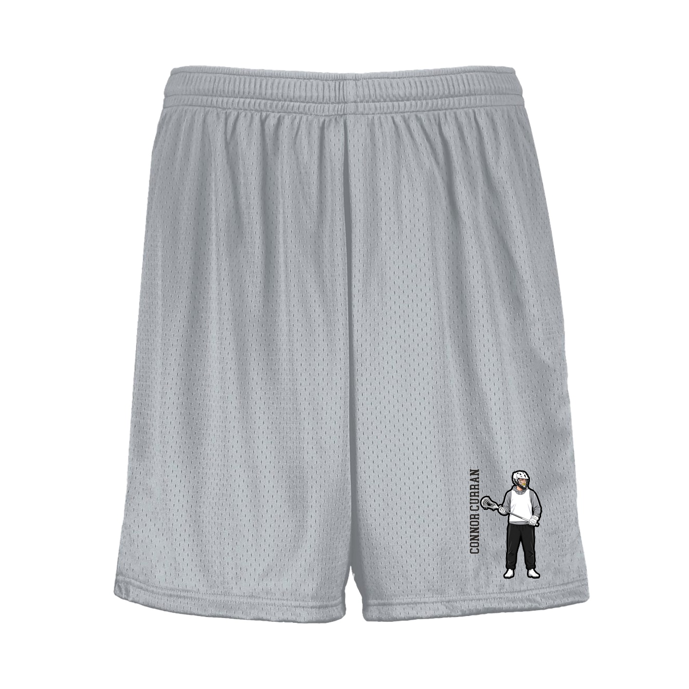Shorts — Name Vertical in Silver