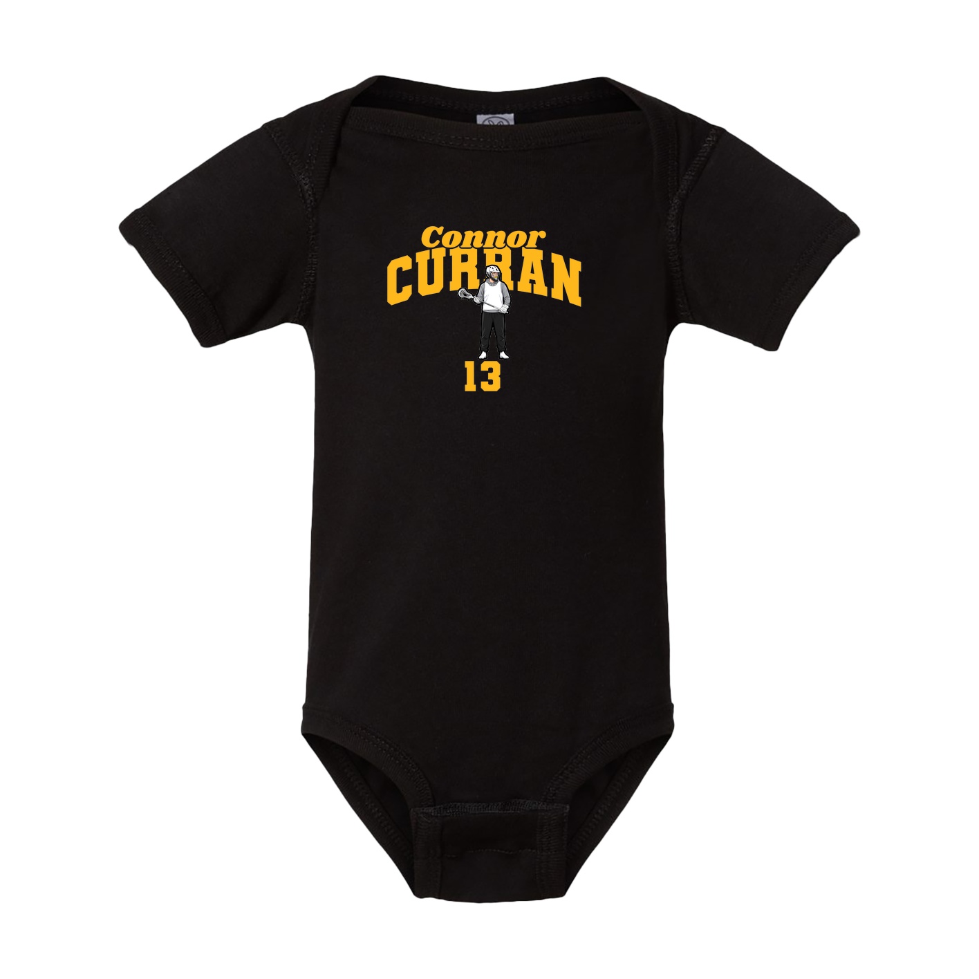 Baby Onesie — Signature Arch in Black