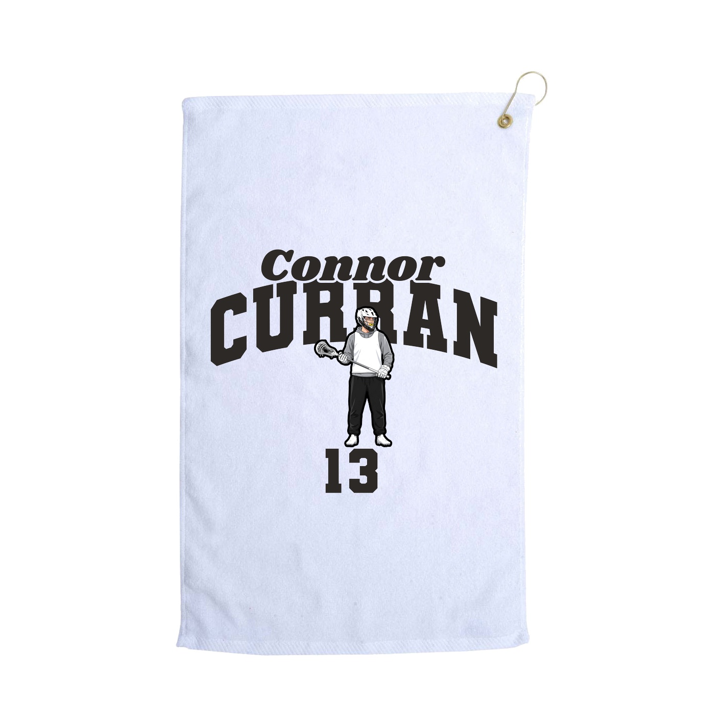 Golf Towel — Signature Arch in White
